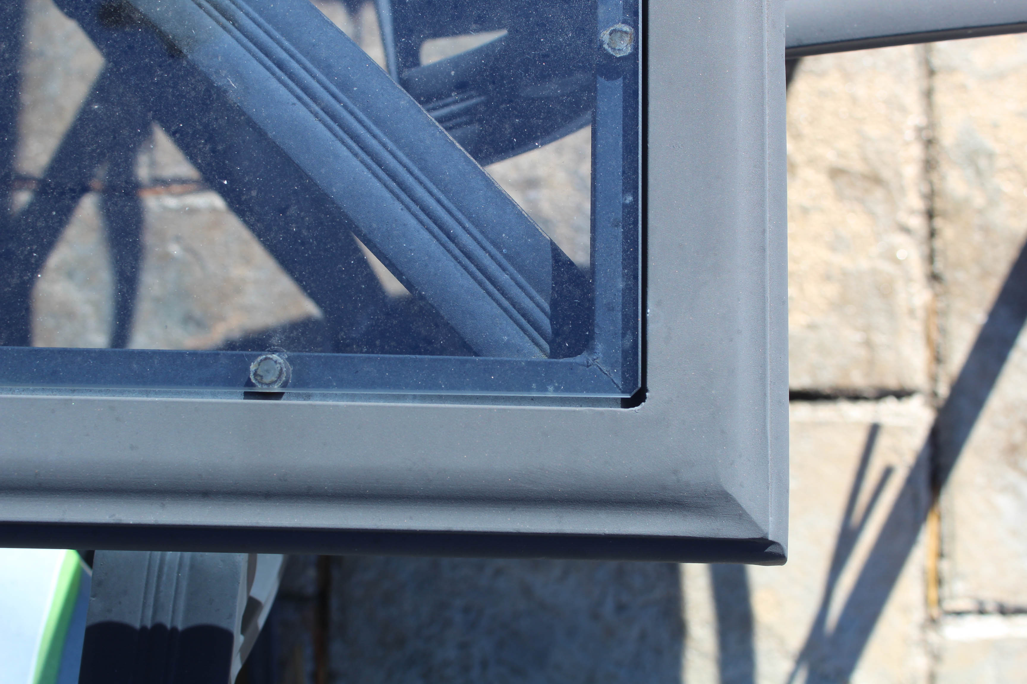 Hampton Bay Outdoor Furniture Set with Glass Top Table