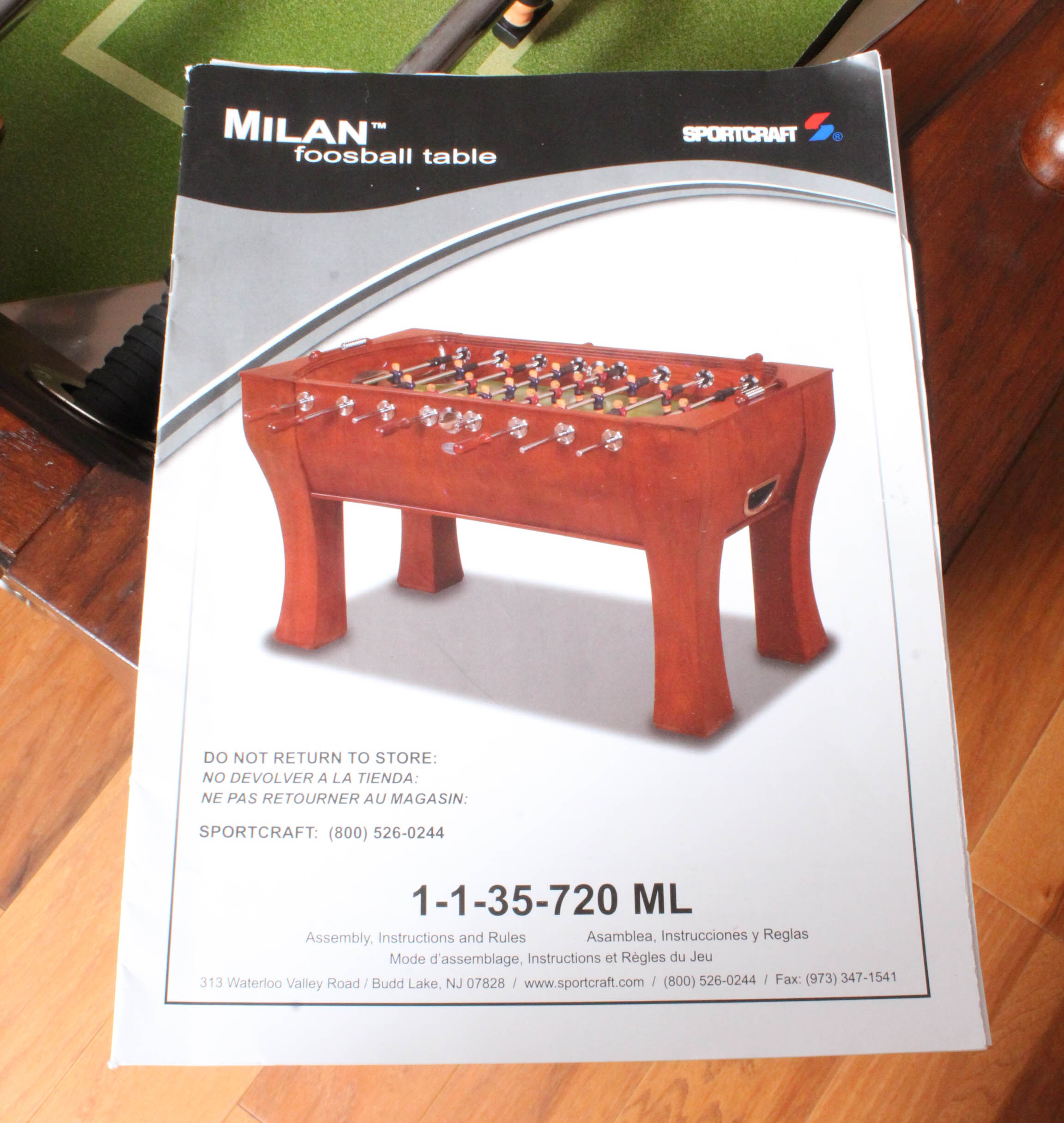 Sportcraft Milan Foosball Table