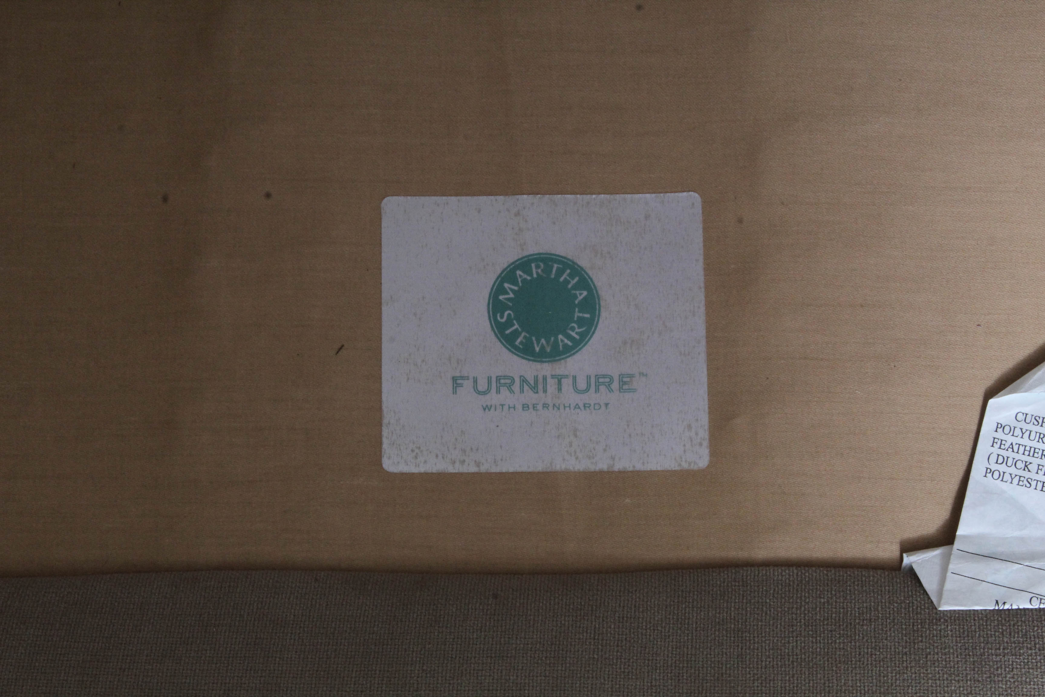 Tufted Armchair by Martha Stewart Signature Furniture with Bernhardt