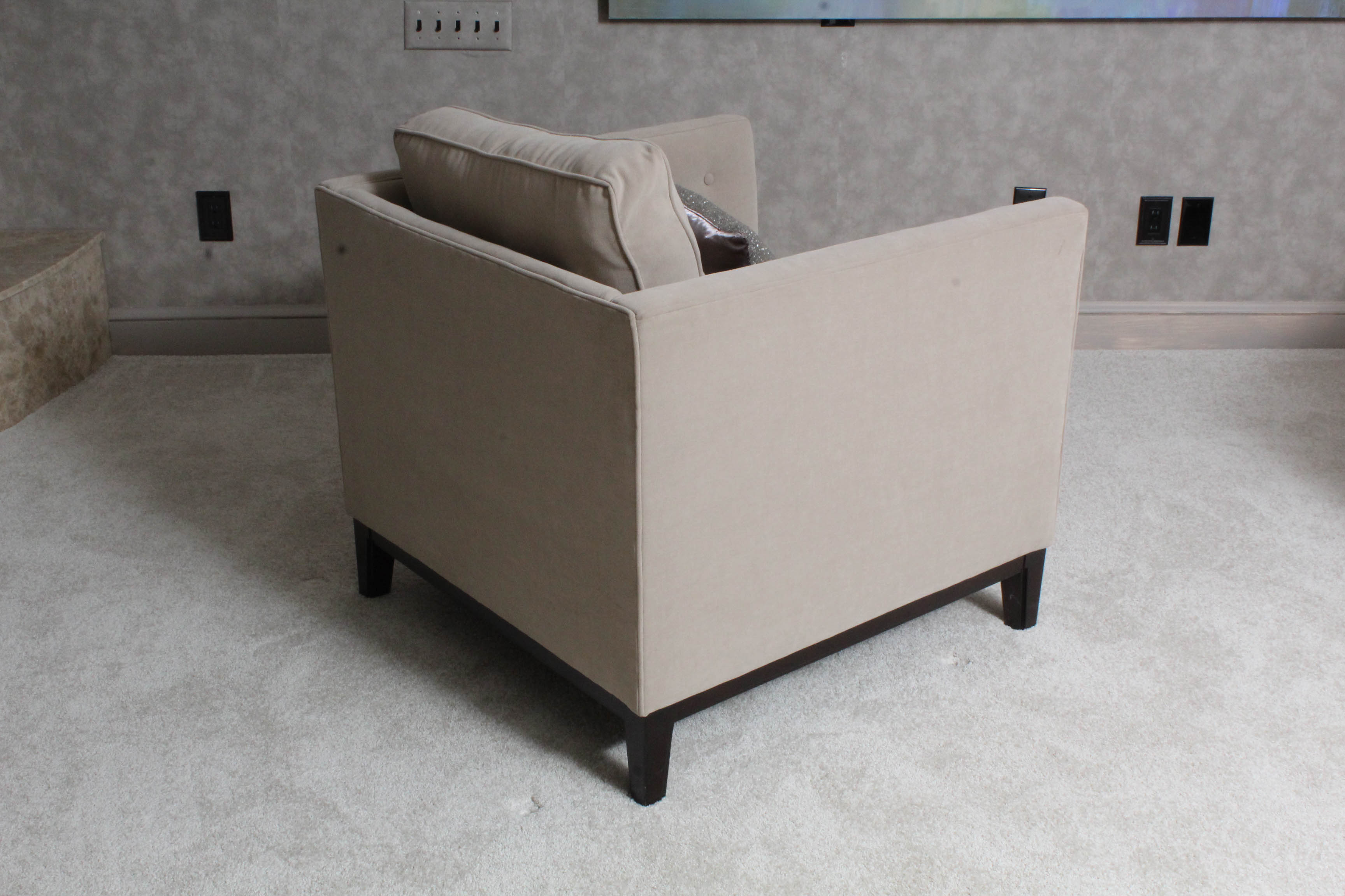 Tufted Armchair by Martha Stewart Signature Furniture with Bernhardt