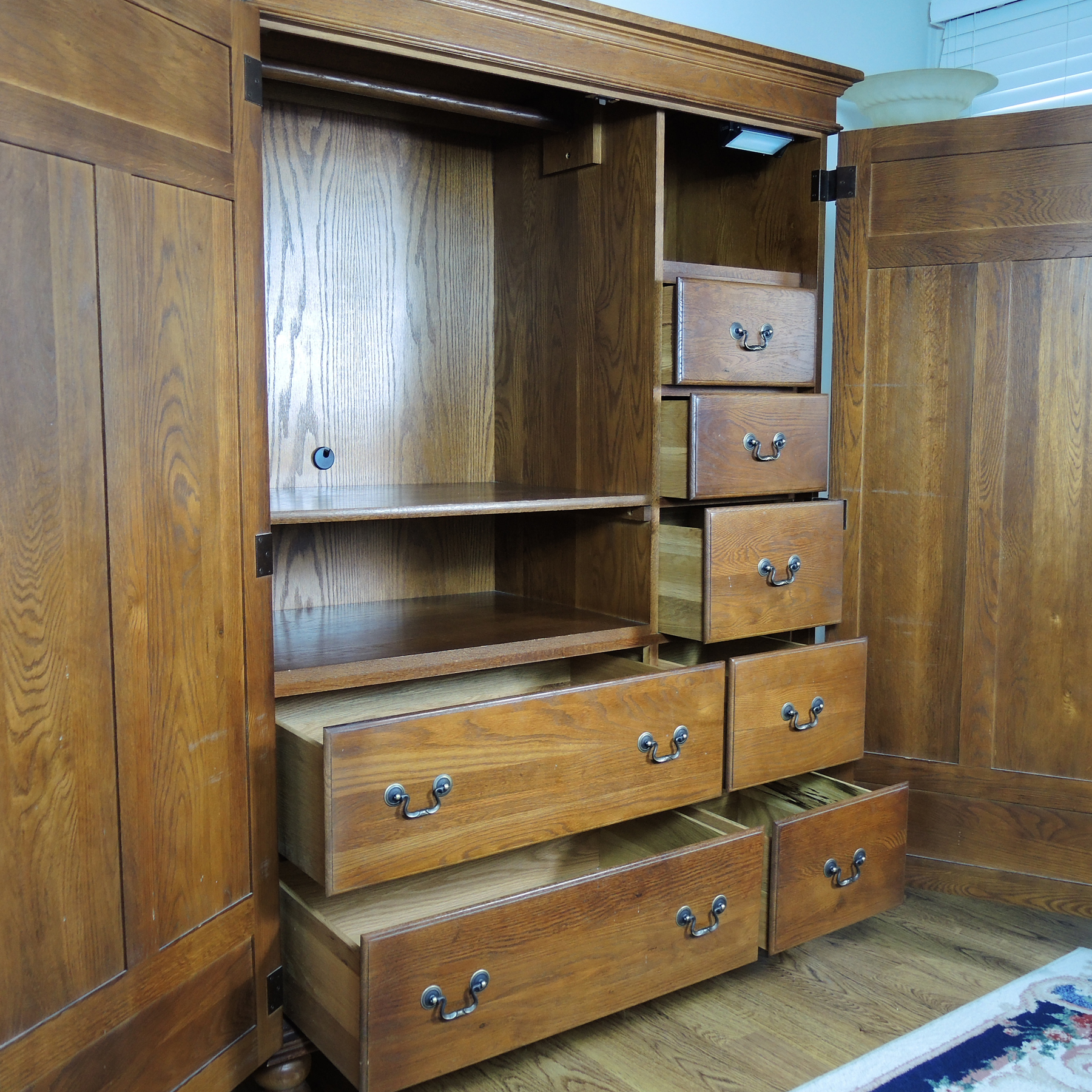 Oak Gentleman's Wardrobe by Keller