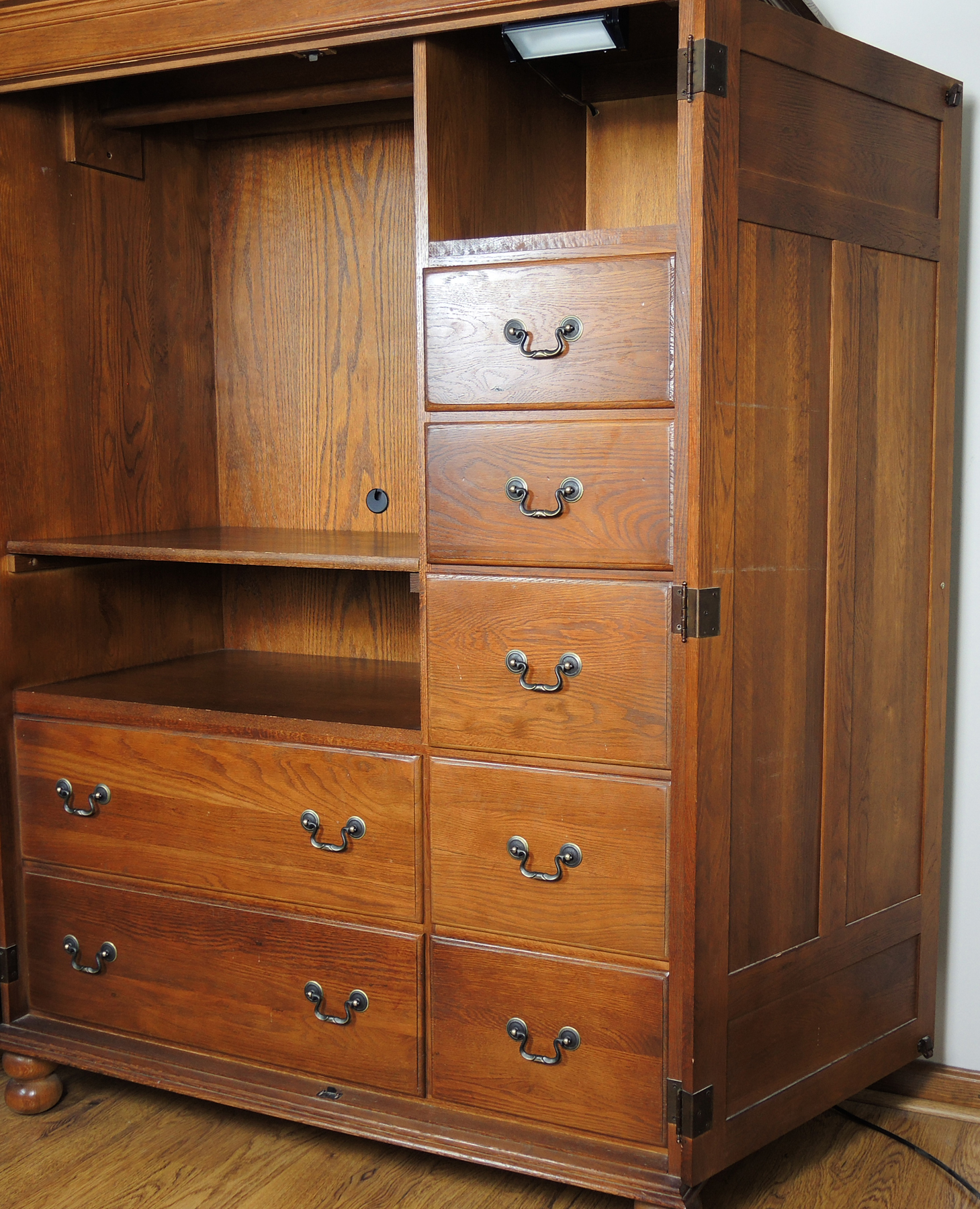 Oak Gentleman's Wardrobe by Keller