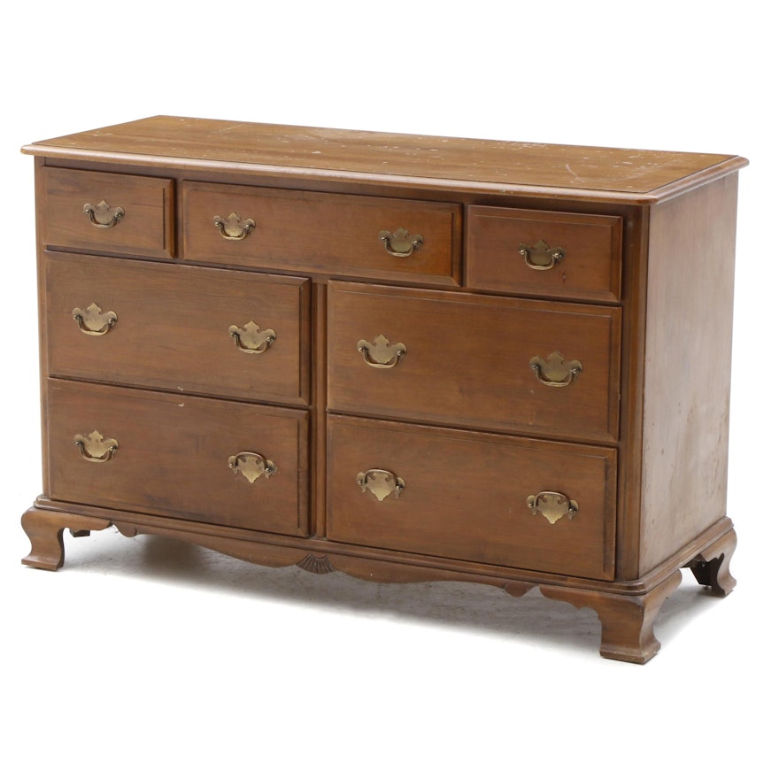 Federal Style Maple Chest of Drawers by Kling Colonial, Mid/Late 20th Century