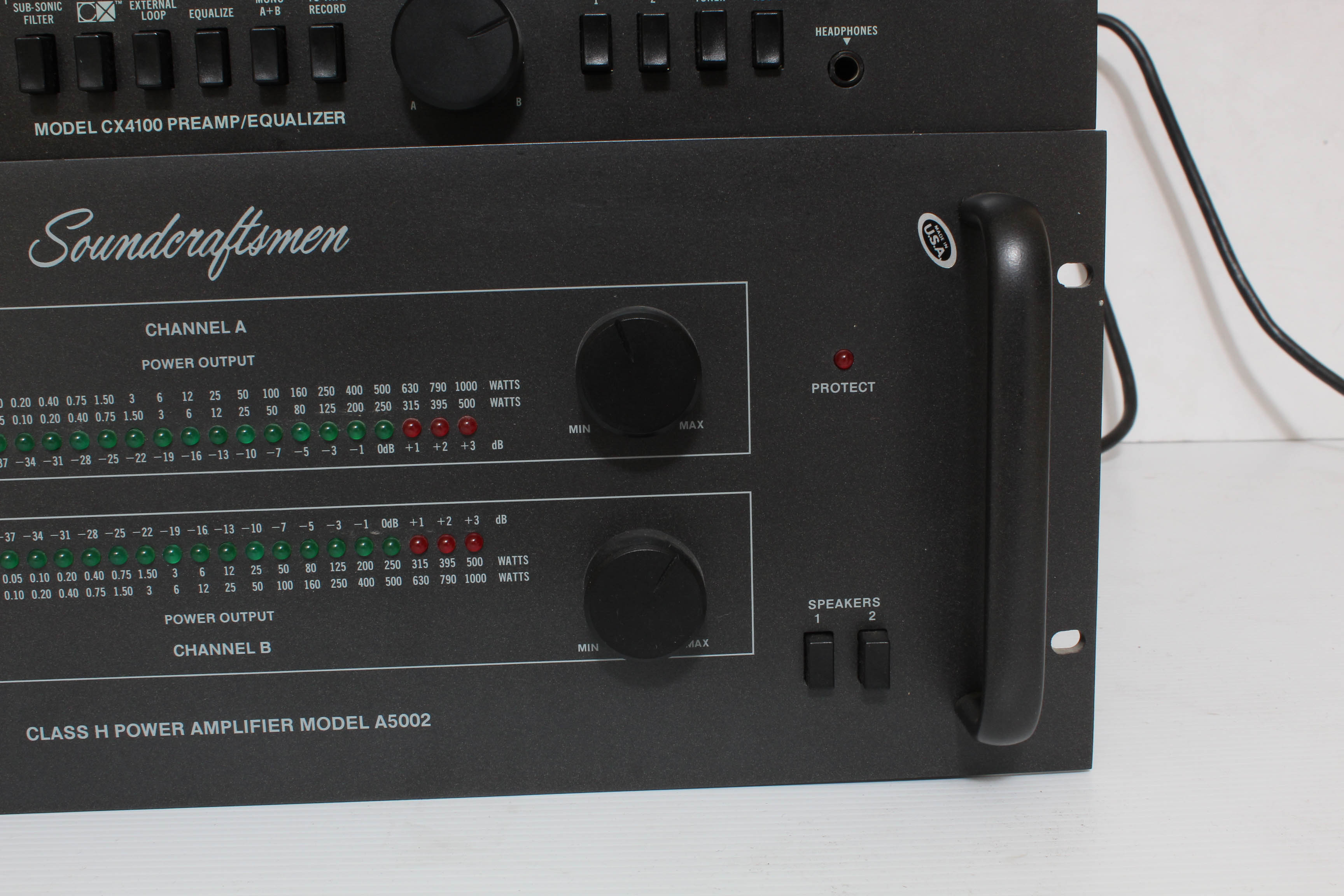 Soundcraftsmen Preamplifier and Class H Power Amplifier