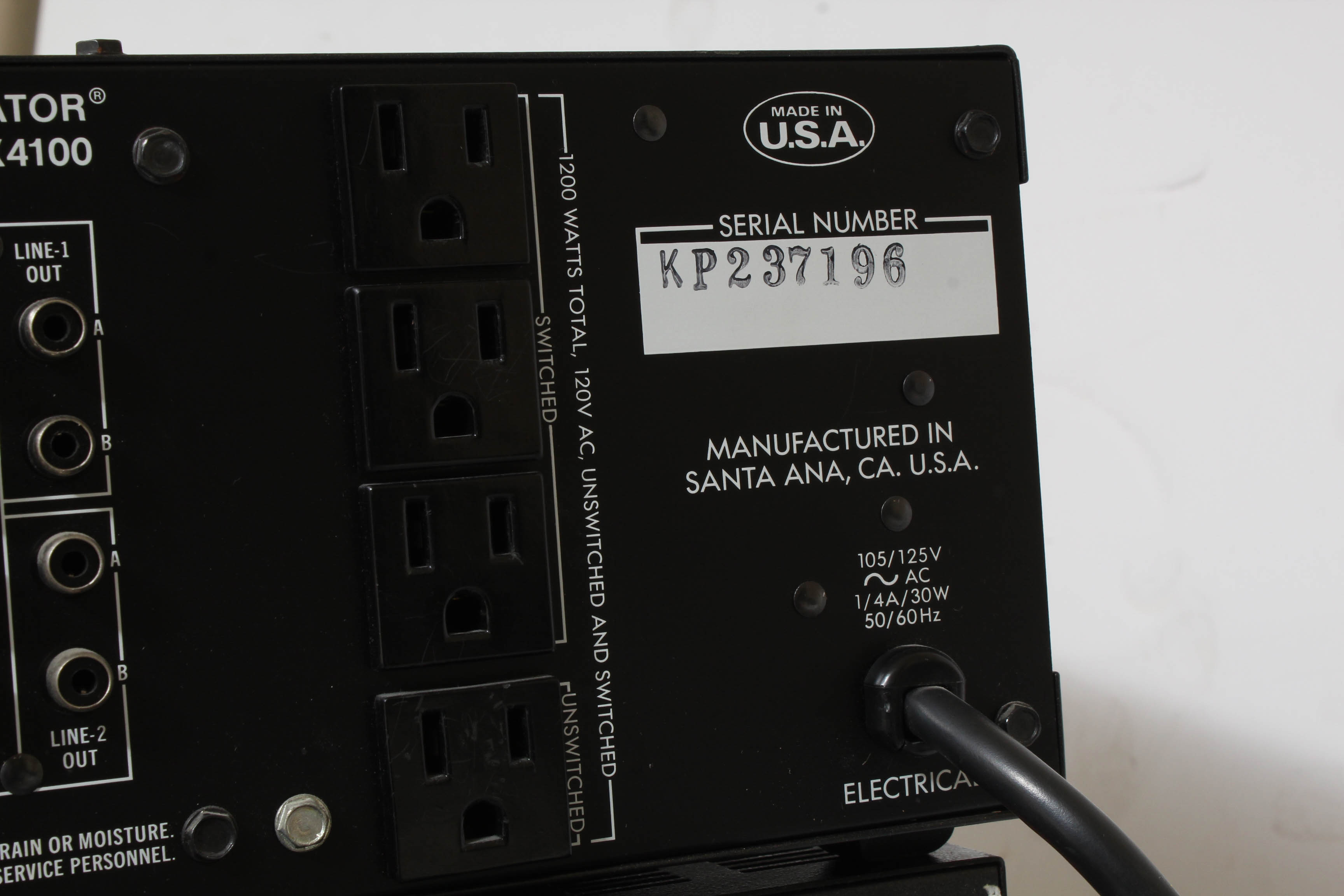 Soundcraftsmen Preamplifier and Class H Power Amplifier