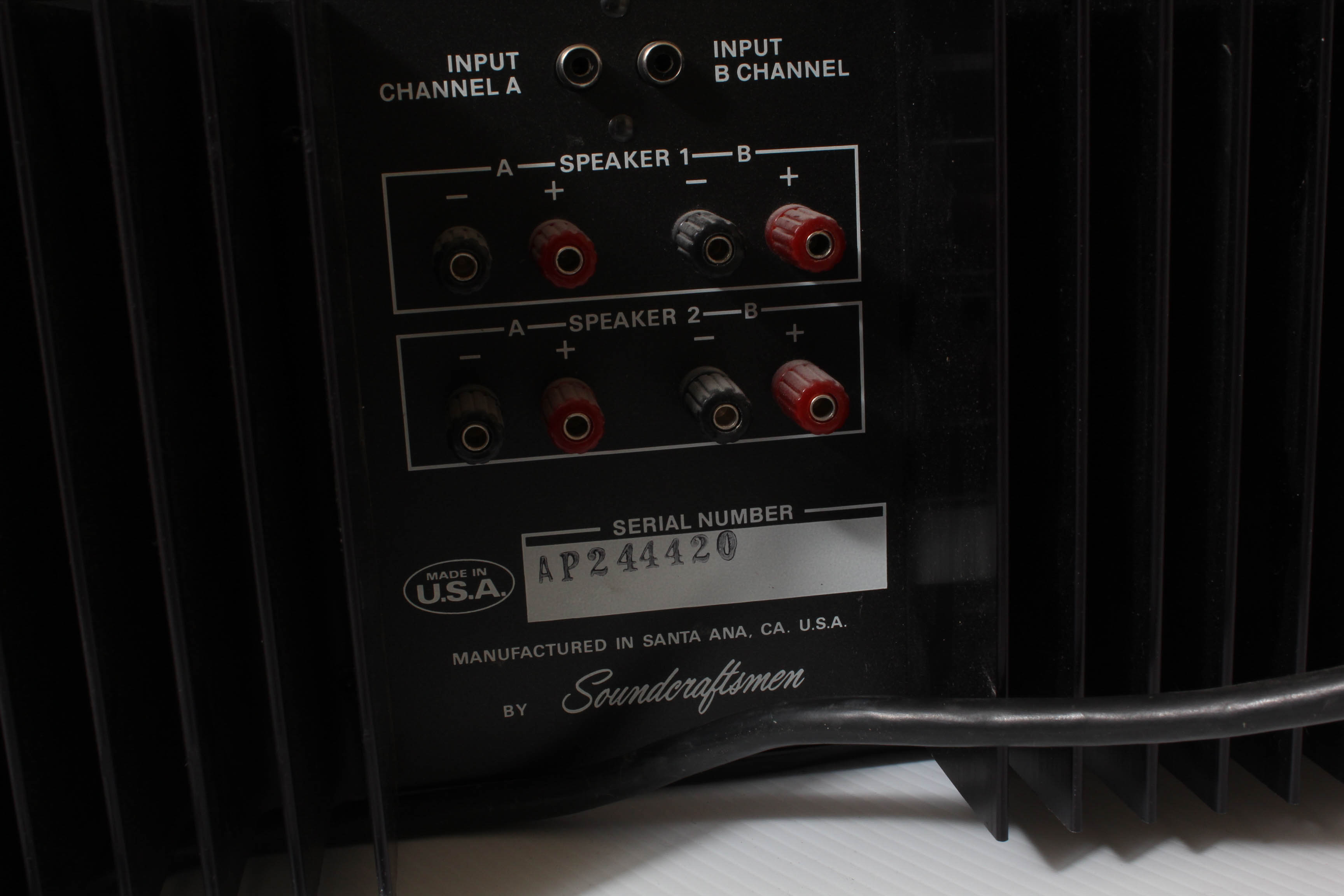 Soundcraftsmen Preamplifier and Class H Power Amplifier