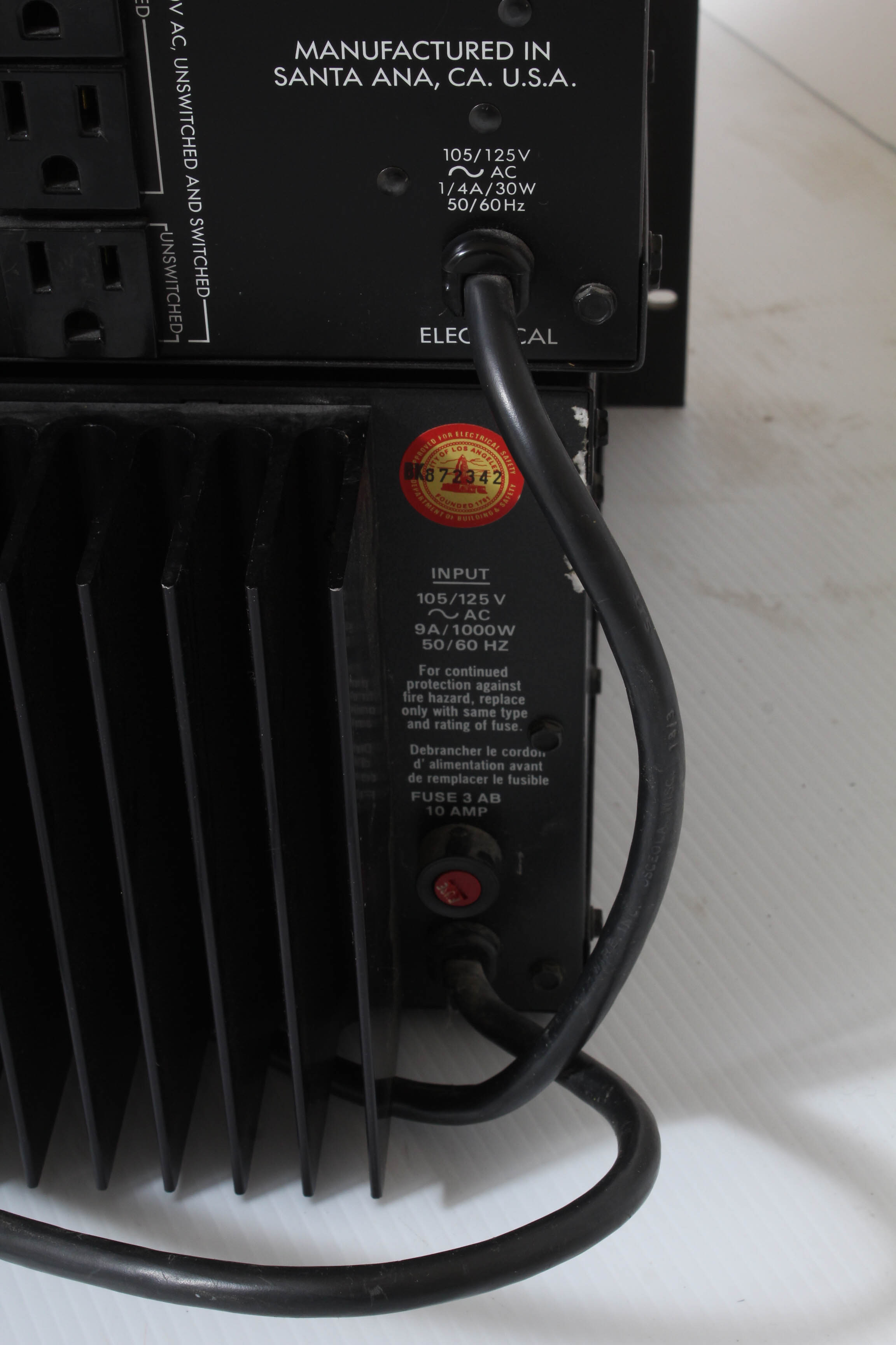 Soundcraftsmen Preamplifier and Class H Power Amplifier