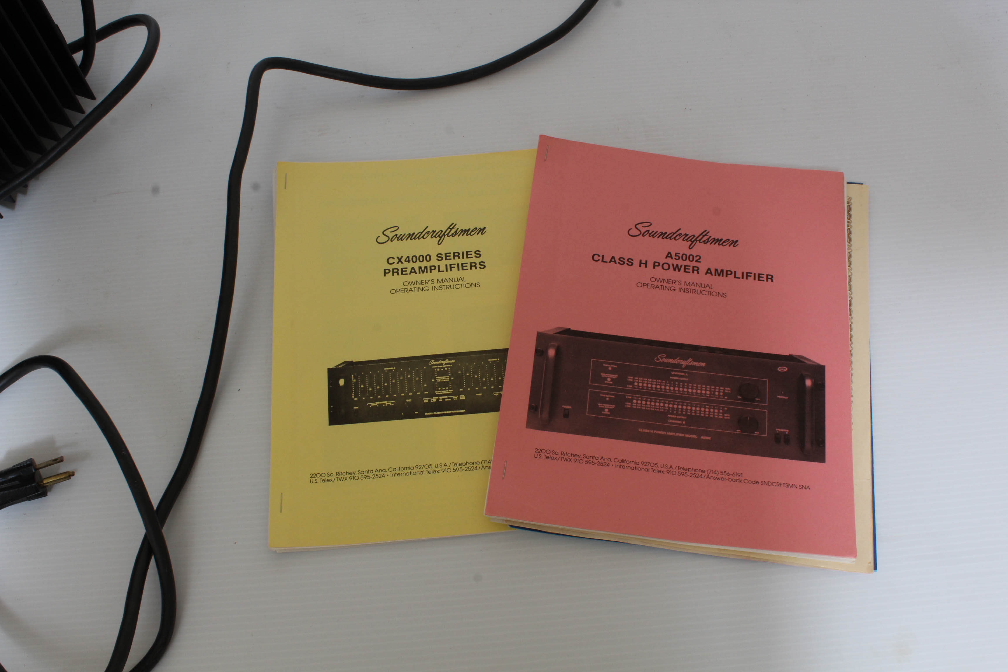 Soundcraftsmen Preamplifier and Class H Power Amplifier