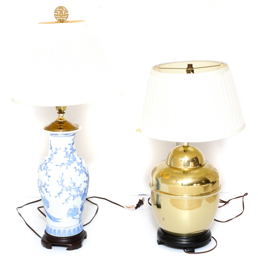 Pair of Chinoiserie Table Lamps