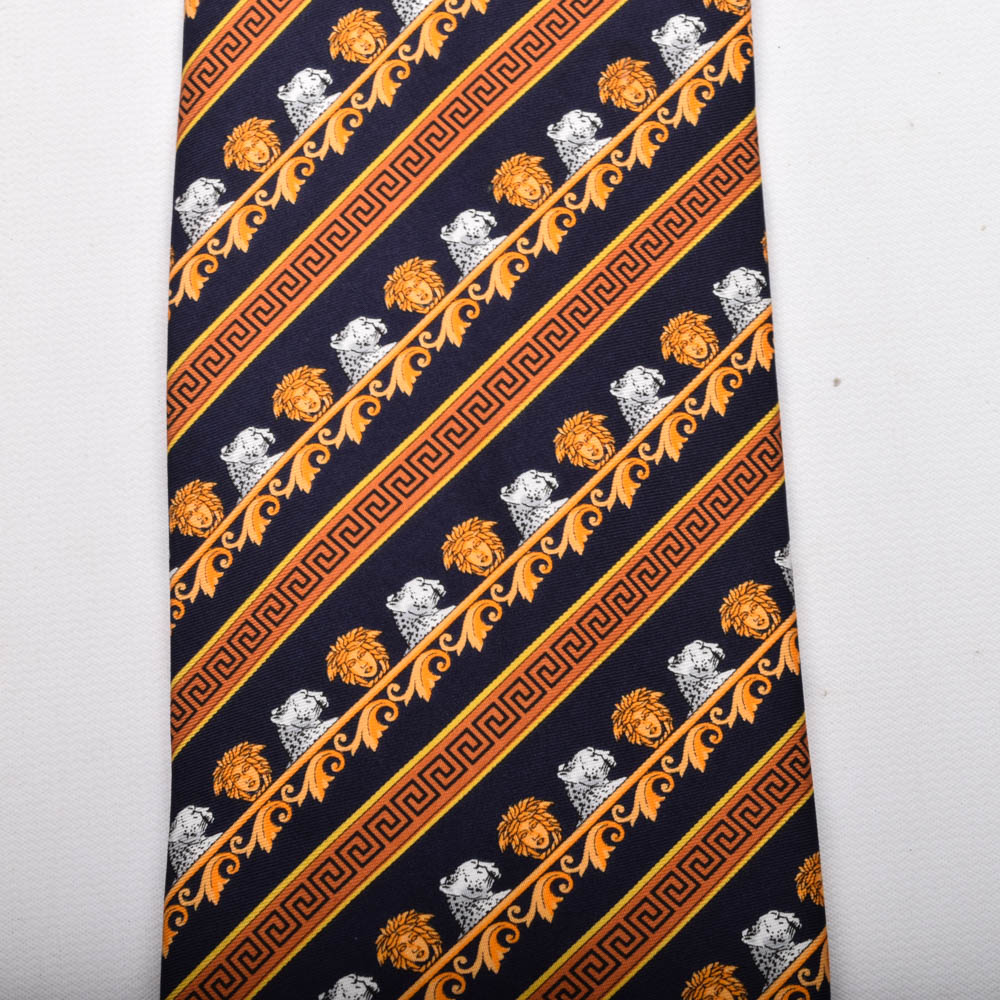 Gianni Versace Silk Necktie, Made in Italy