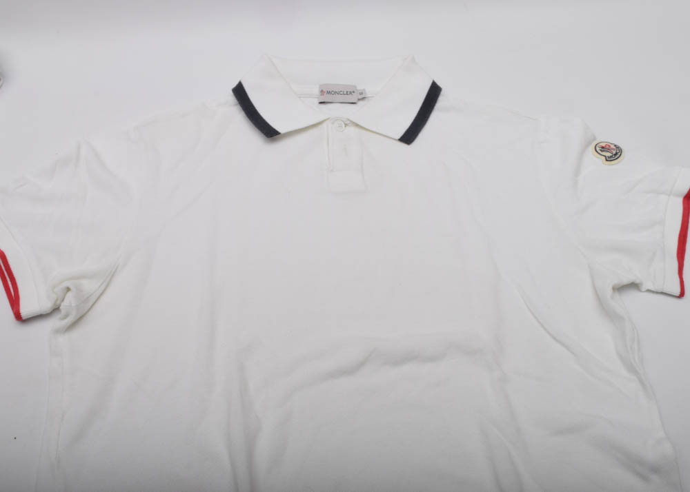 Men's Polos Including Prada, Moncler, and Salvatore Ferragamo