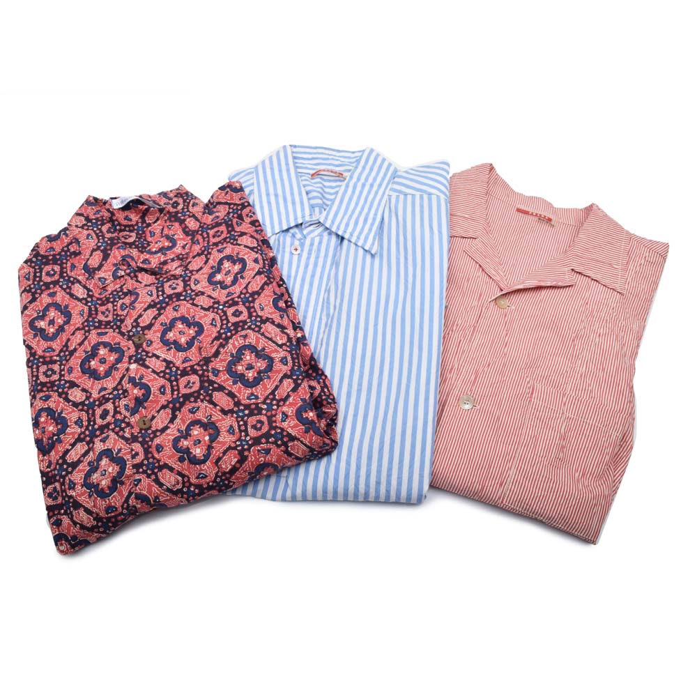 Men's Button Down Shirts Including Prada and Pithecanthropus