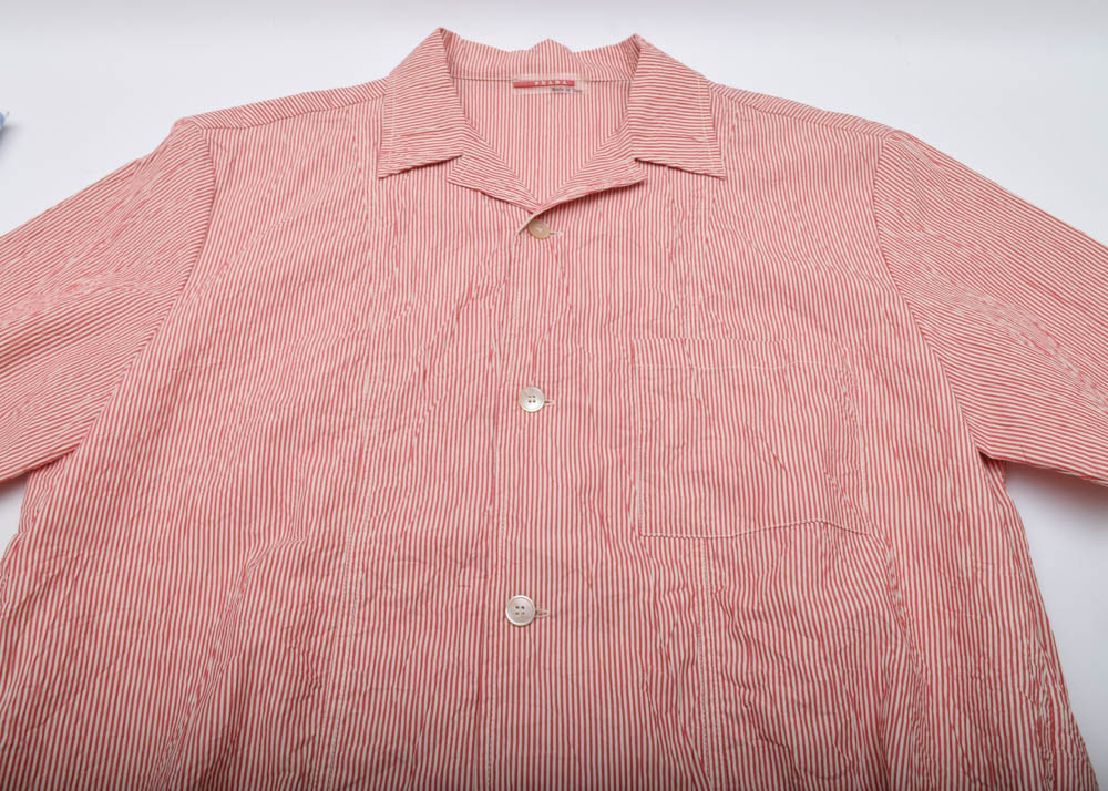 Men's Button Down Shirts Including Prada and Pithecanthropus