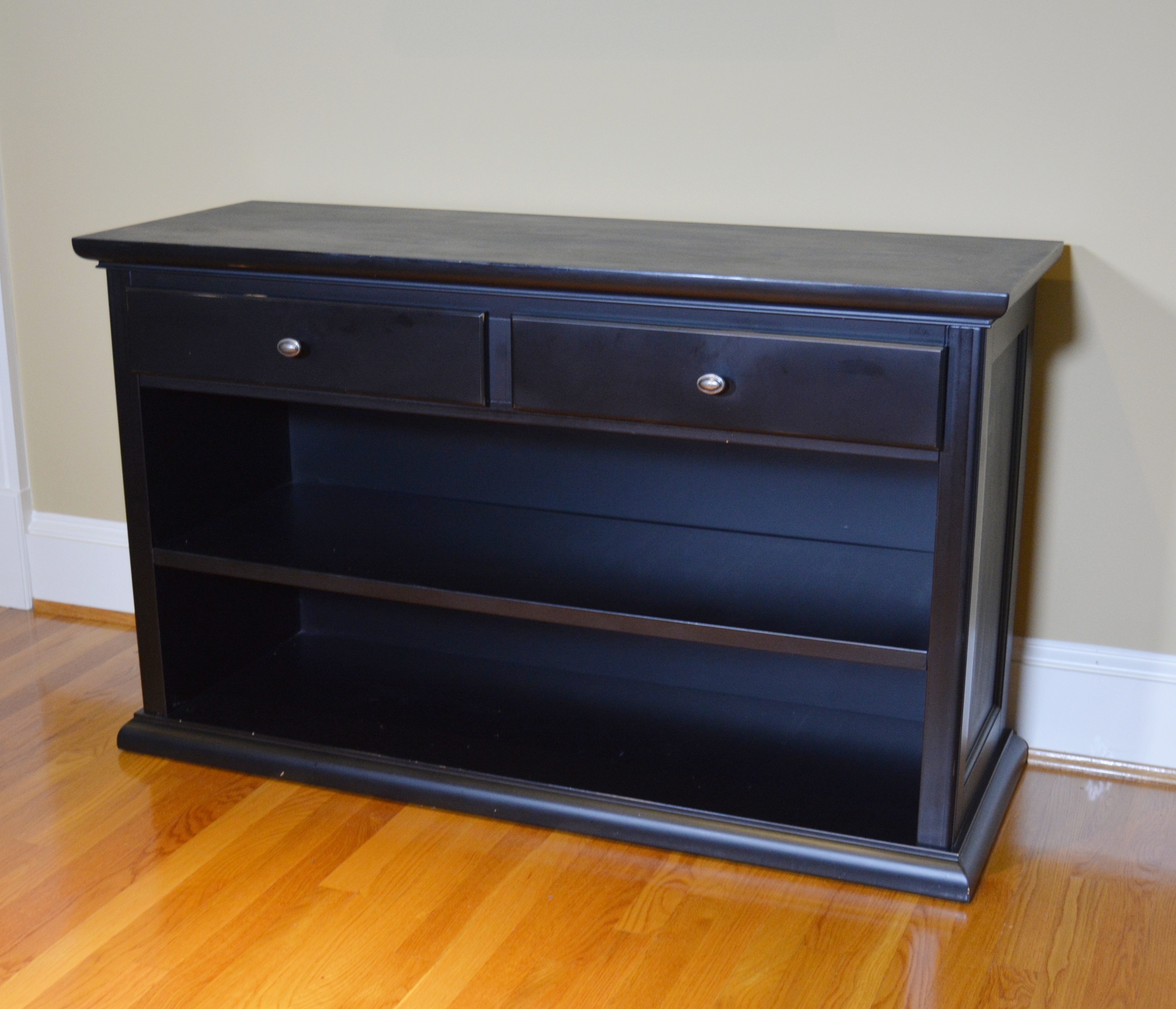 Contemporary "New Nantucket" Media Console and Wall Shelves by Pottery Barn