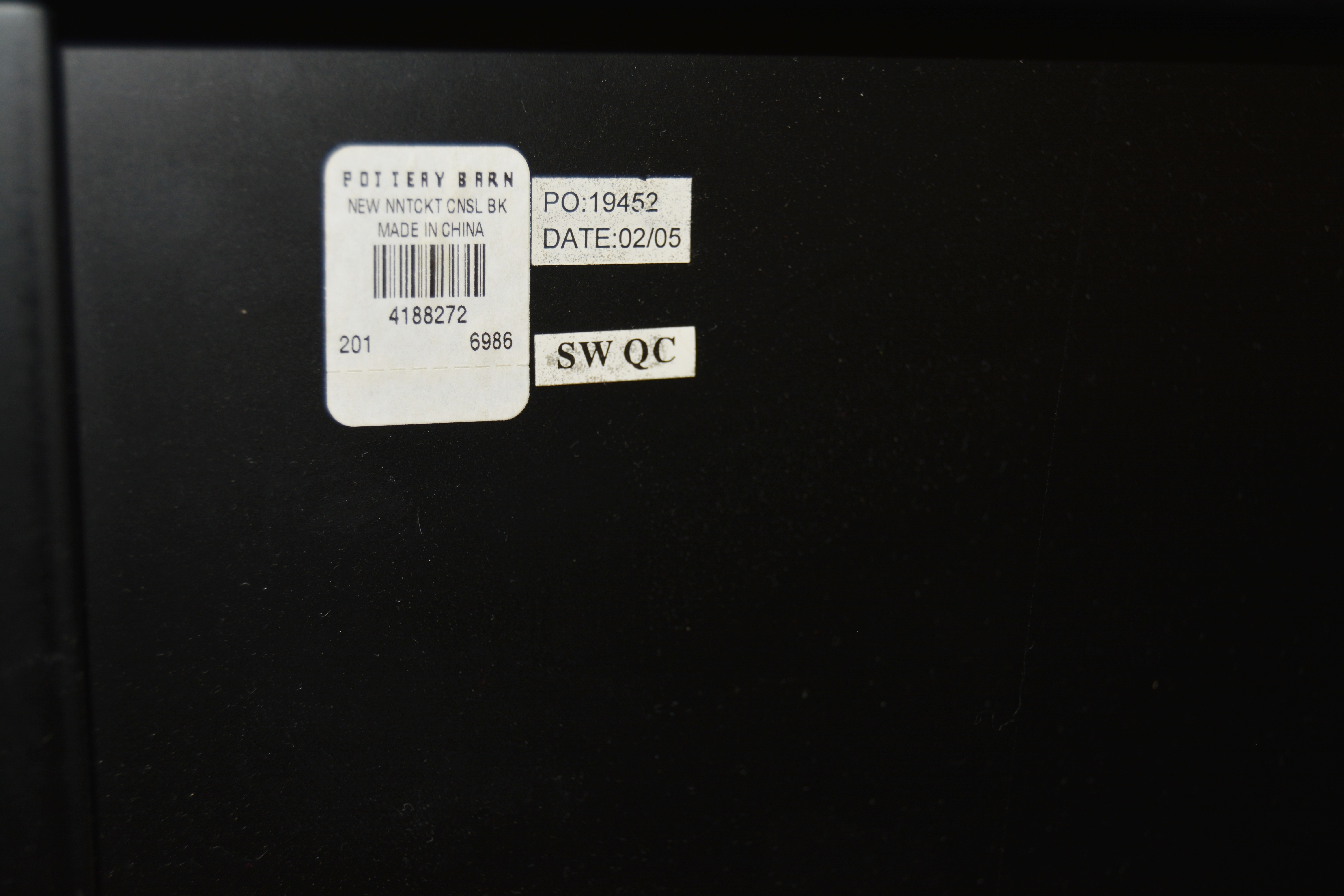 Contemporary "New Nantucket" Media Console and Wall Shelves by Pottery Barn