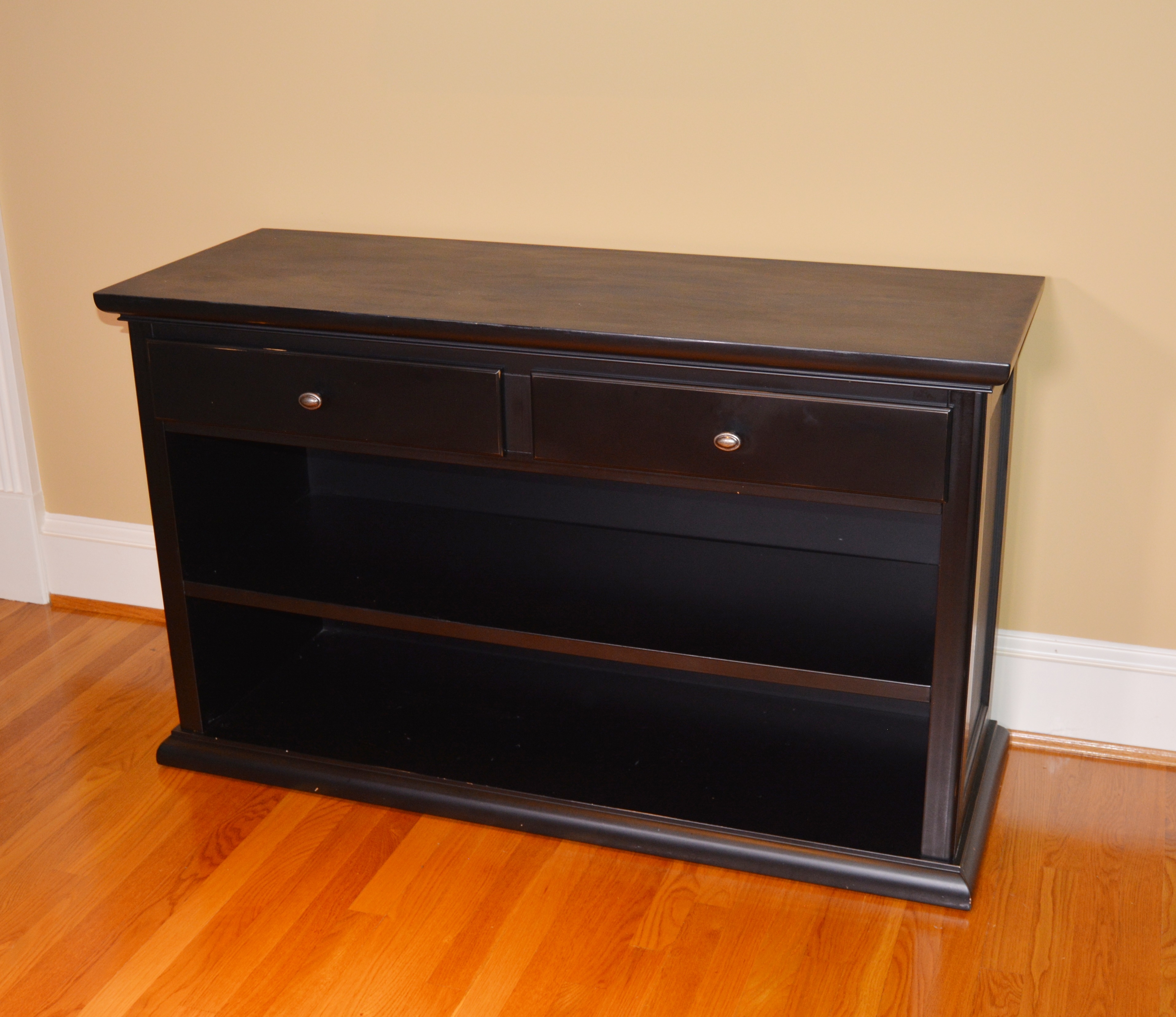 Contemporary "New Nantucket" Media Console and Wall Shelves by Pottery Barn