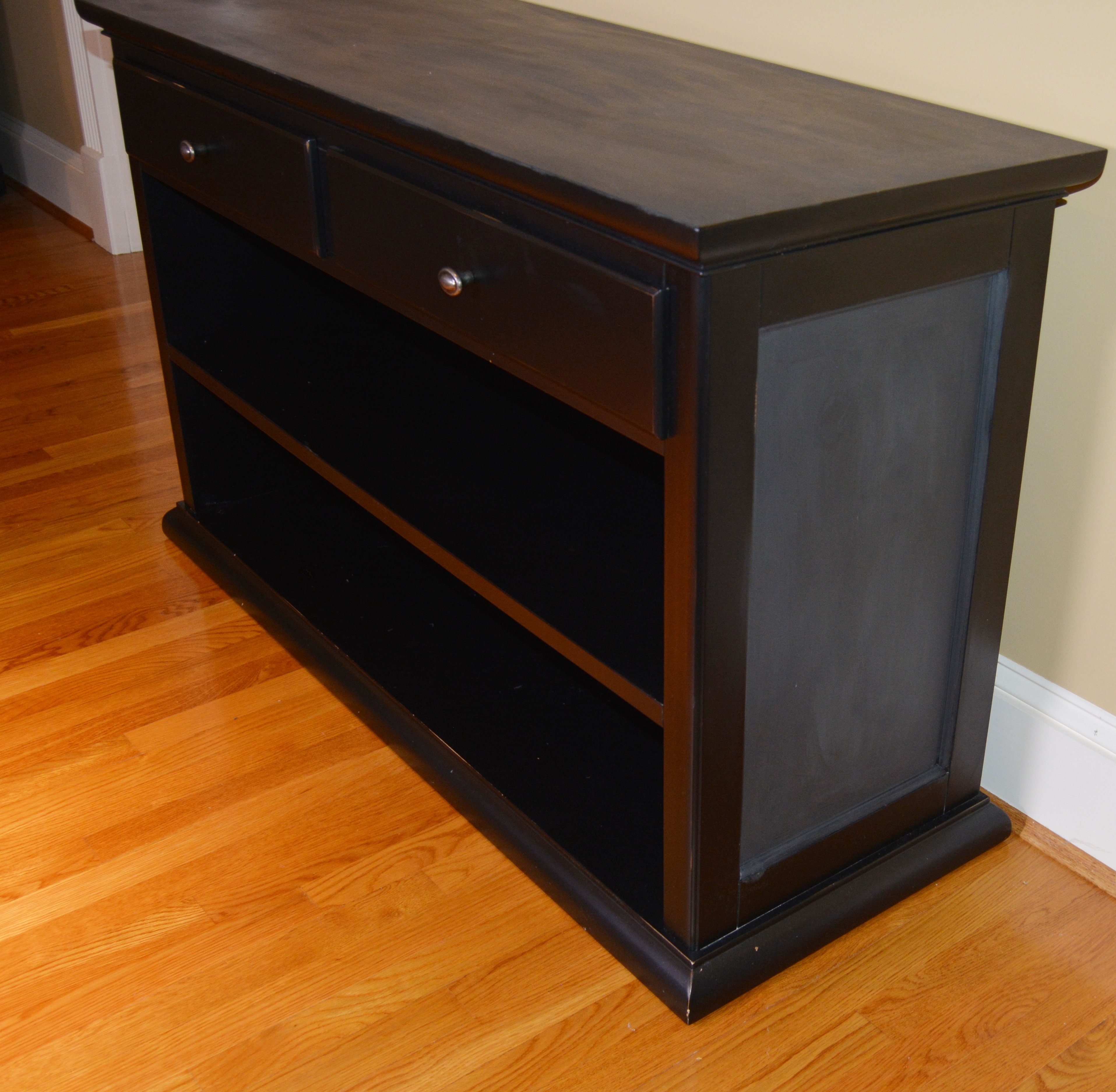 Contemporary "New Nantucket" Media Console and Wall Shelves by Pottery Barn