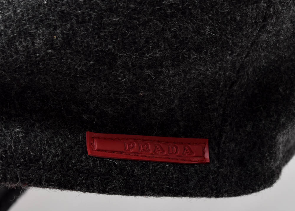 Men's Prada Wool Newsboy Hat