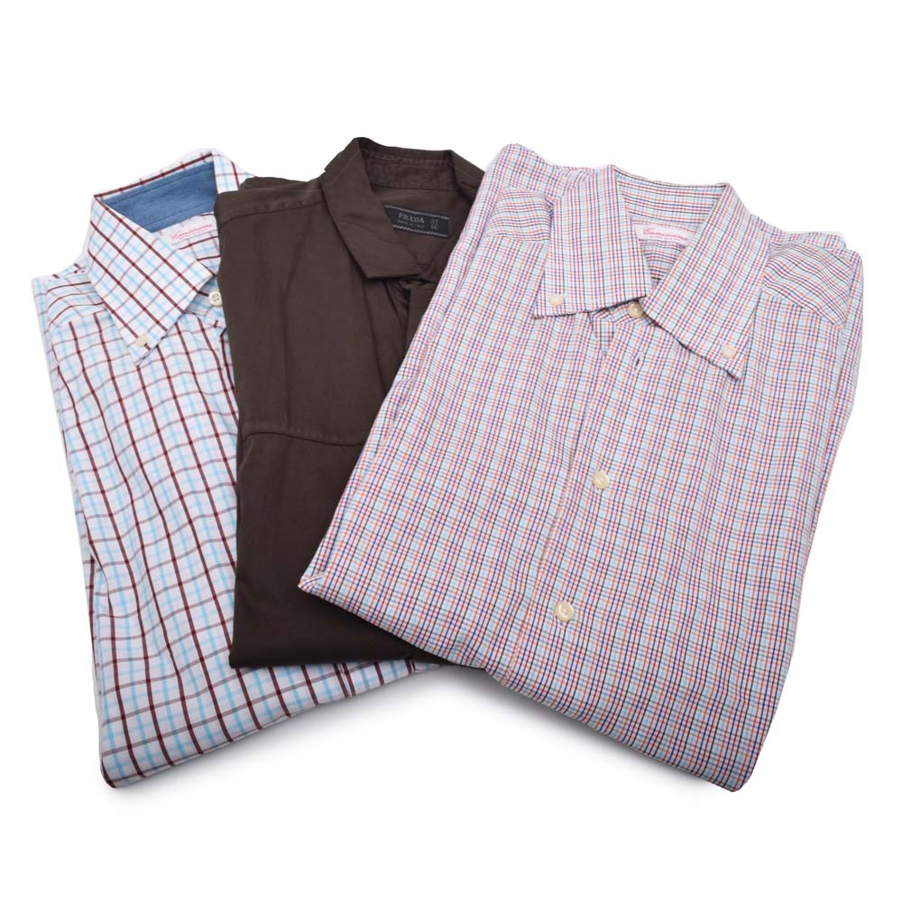 Men's Prada and Camicissima Button-Down Dress Shirts