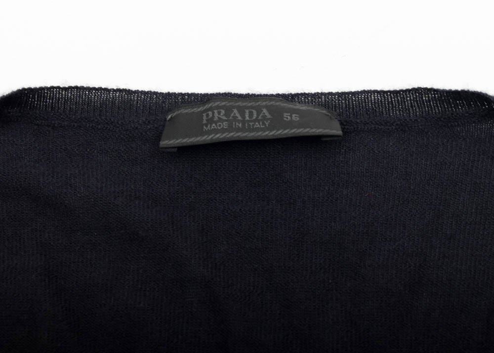 Men's Navy Prada Sweater