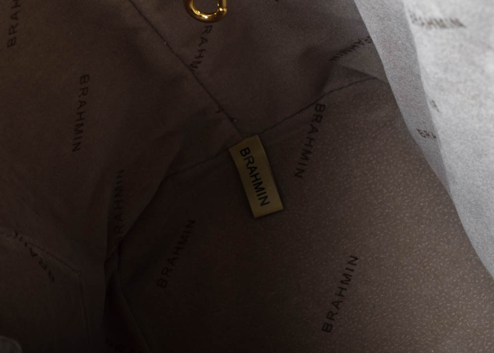 Brahmin Melbourne Croc Embossed Leather Asher Tote