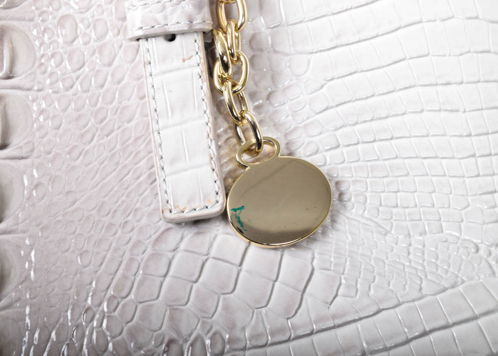 Brahmin Melbourne Croc Embossed Leather Asher Tote