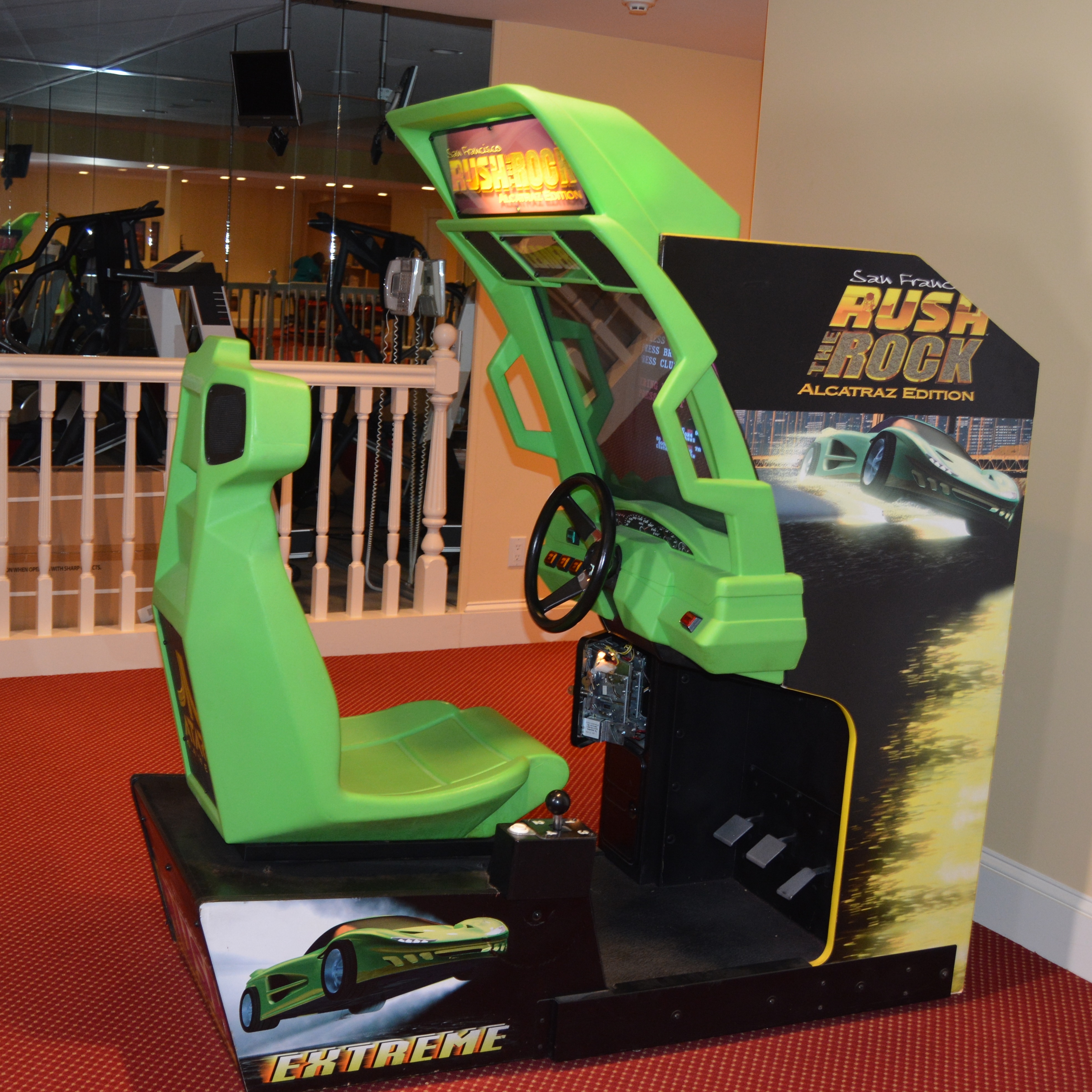 San Francisco Rush the Rock, Alcatraz Edition Arcade Machine Game by Atari Games