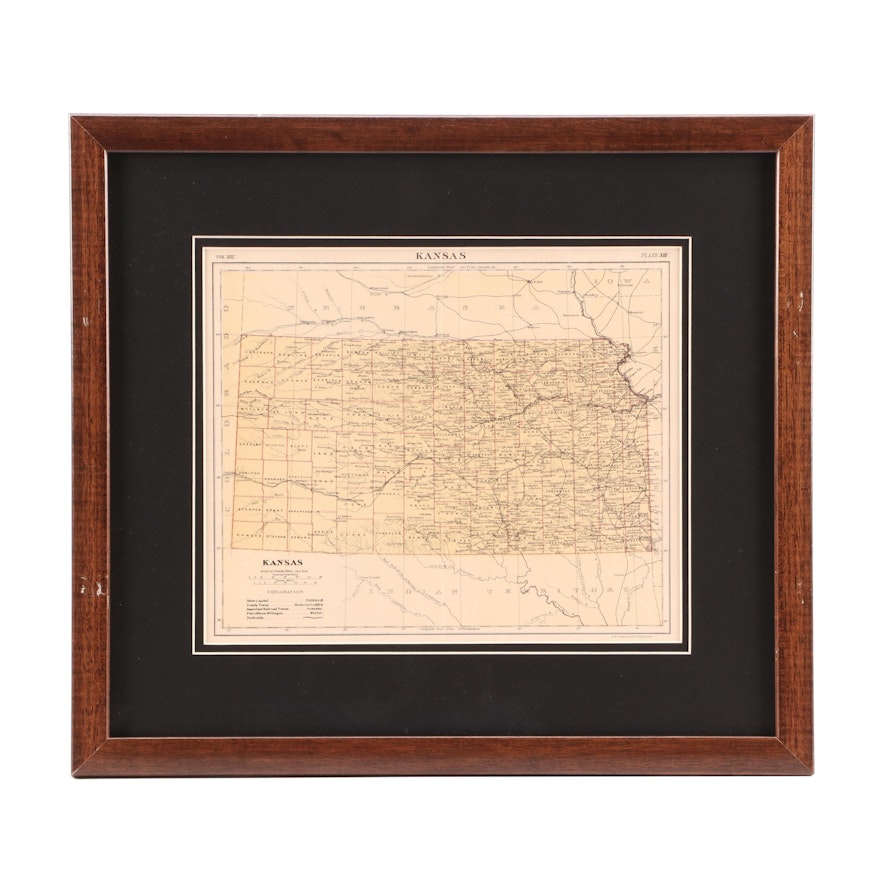 Antique Map of Kansas