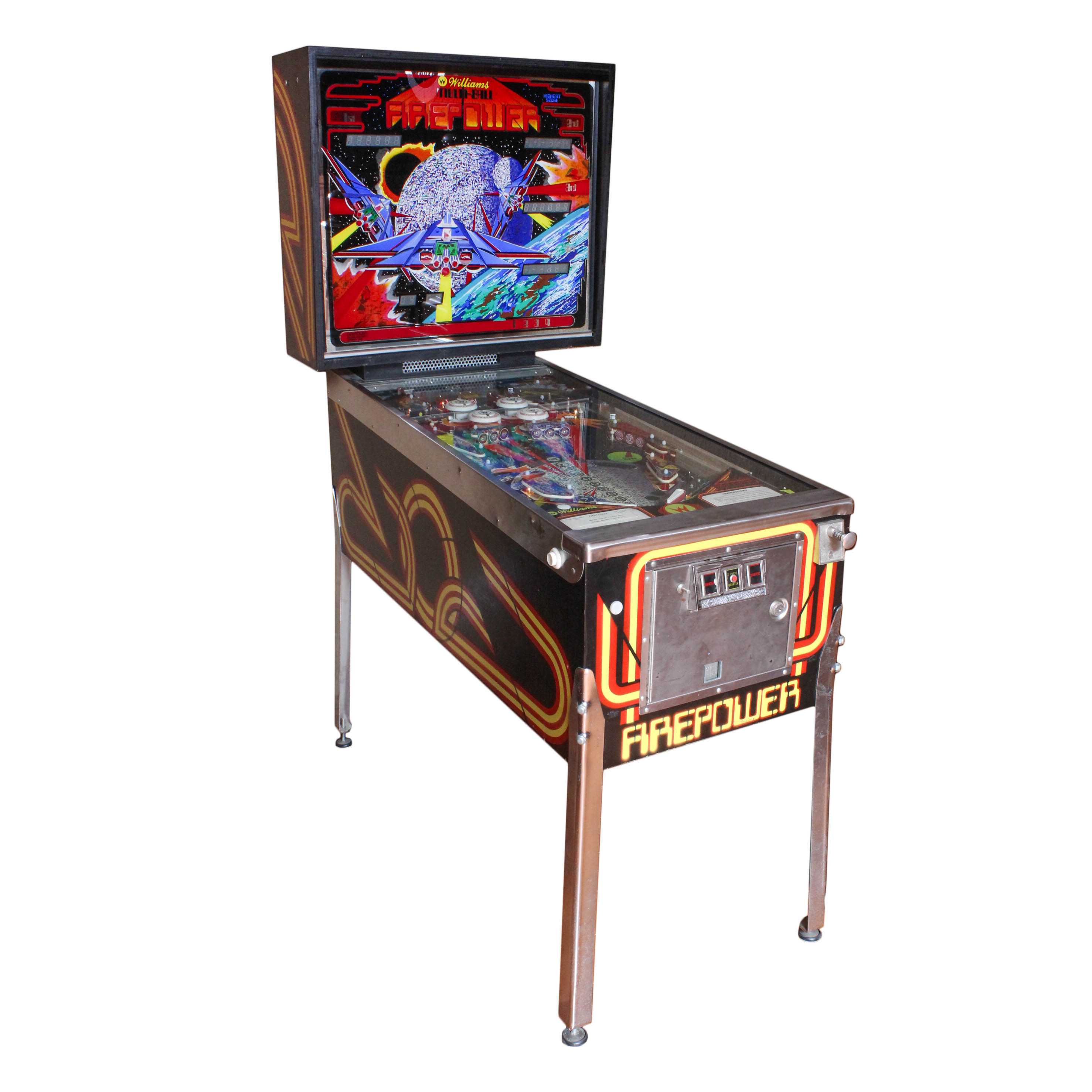 1980 Williams Multi-Ball "Firepower" Pinball Machine