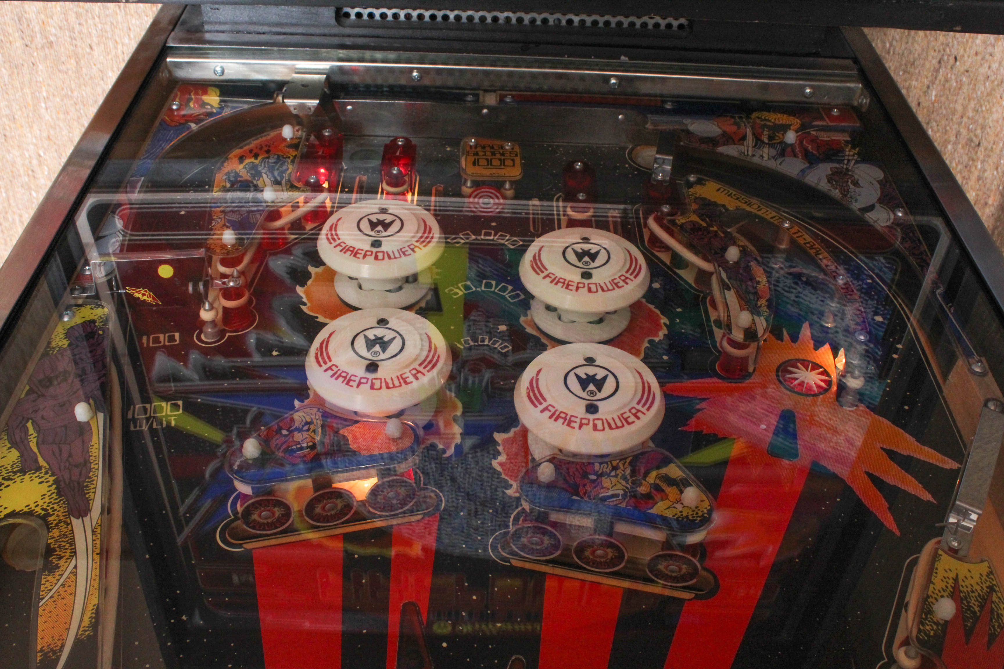 1980 Williams Multi-Ball "Firepower" Pinball Machine