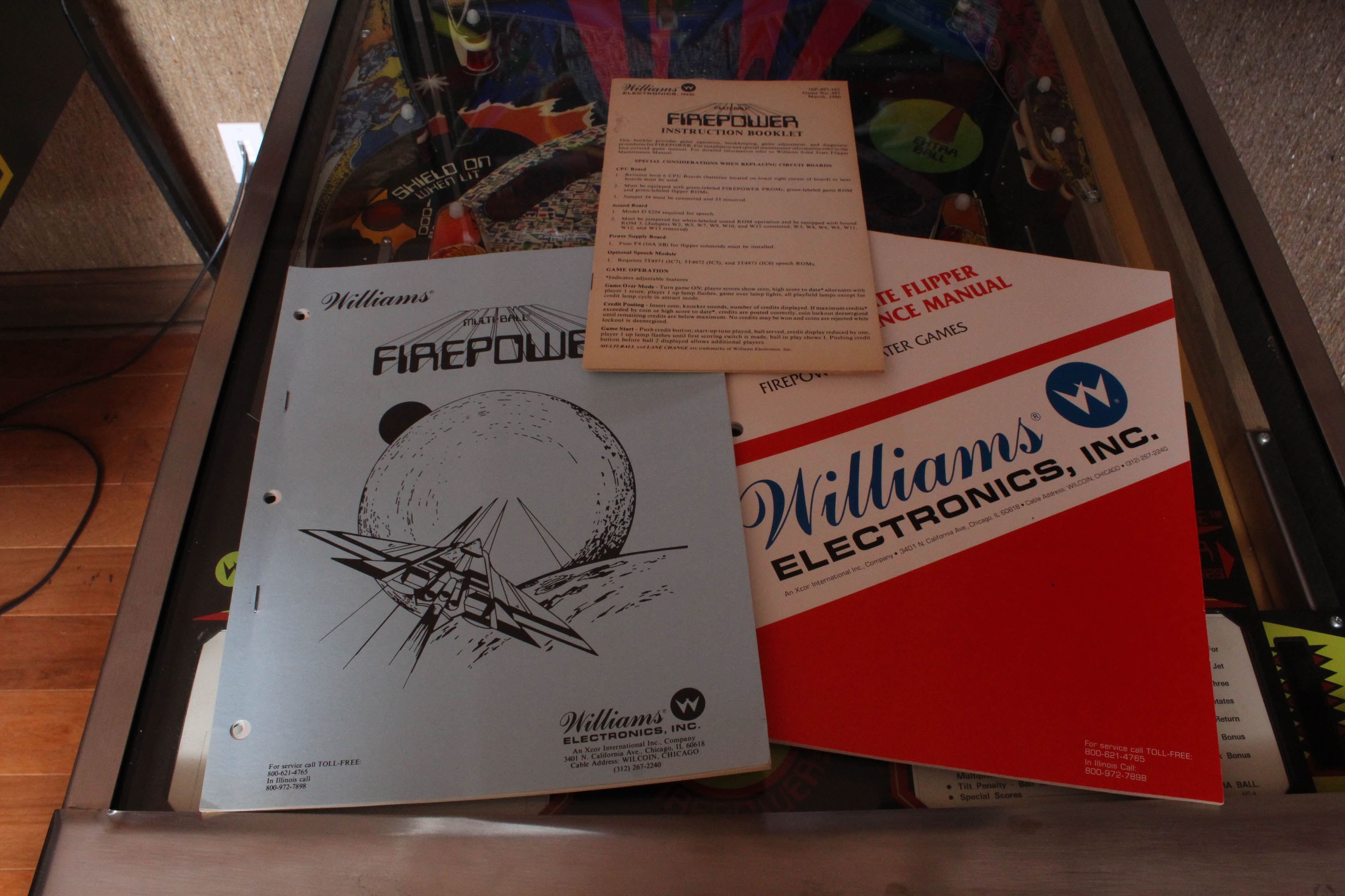 1980 Williams Multi-Ball "Firepower" Pinball Machine