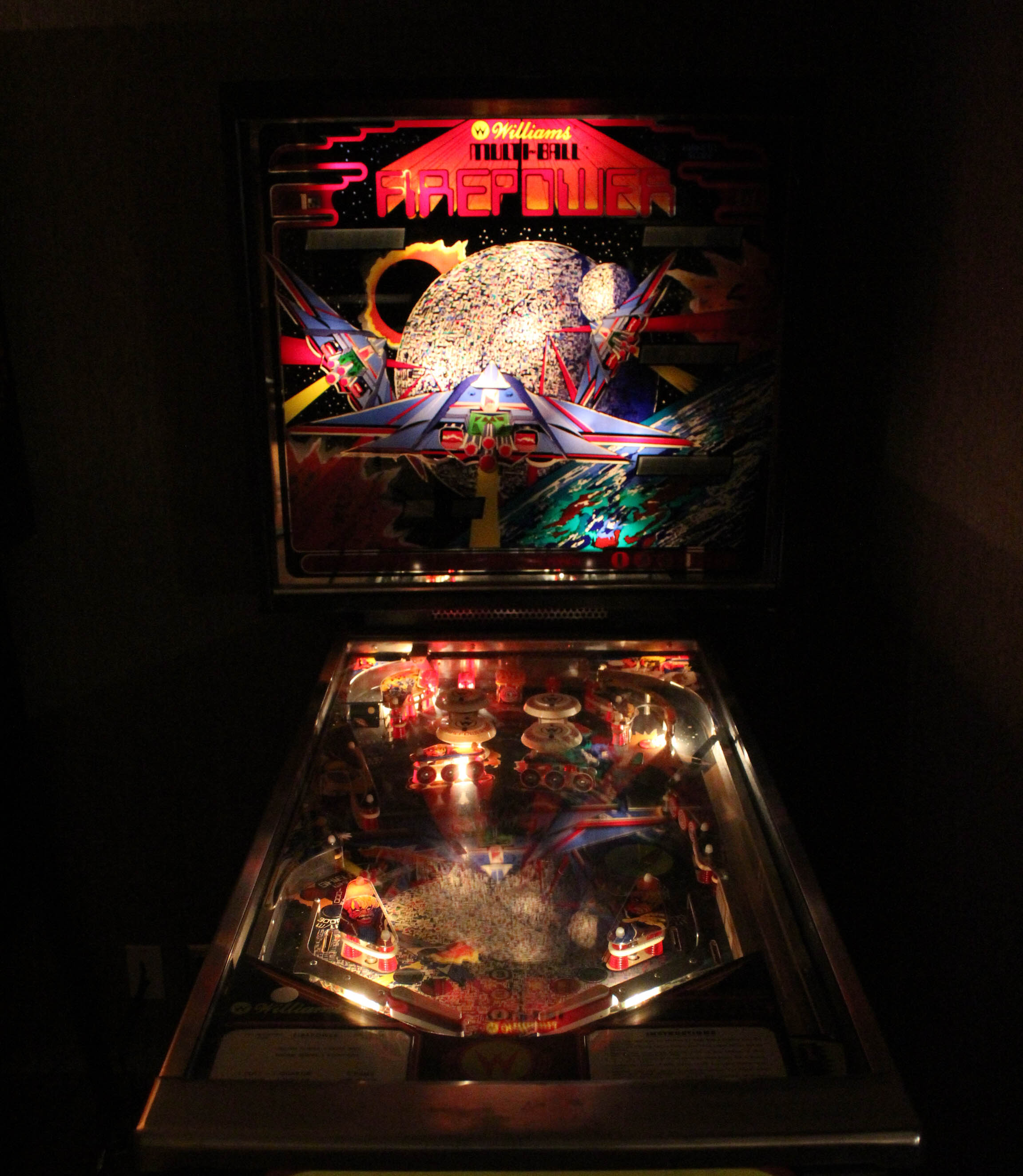 1980 Williams Multi-Ball "Firepower" Pinball Machine