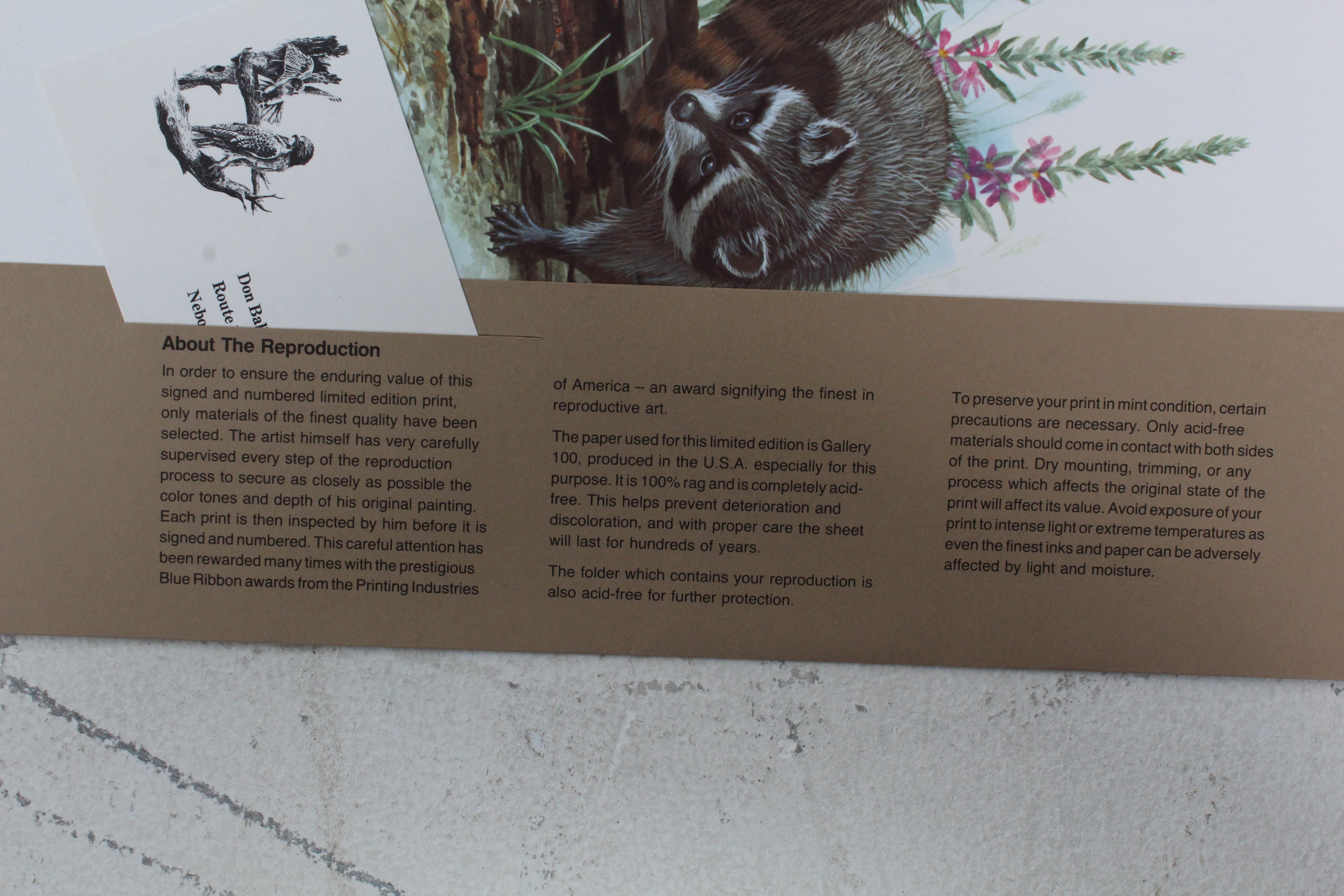 Don Balke Limited Edition Wildlife Prints