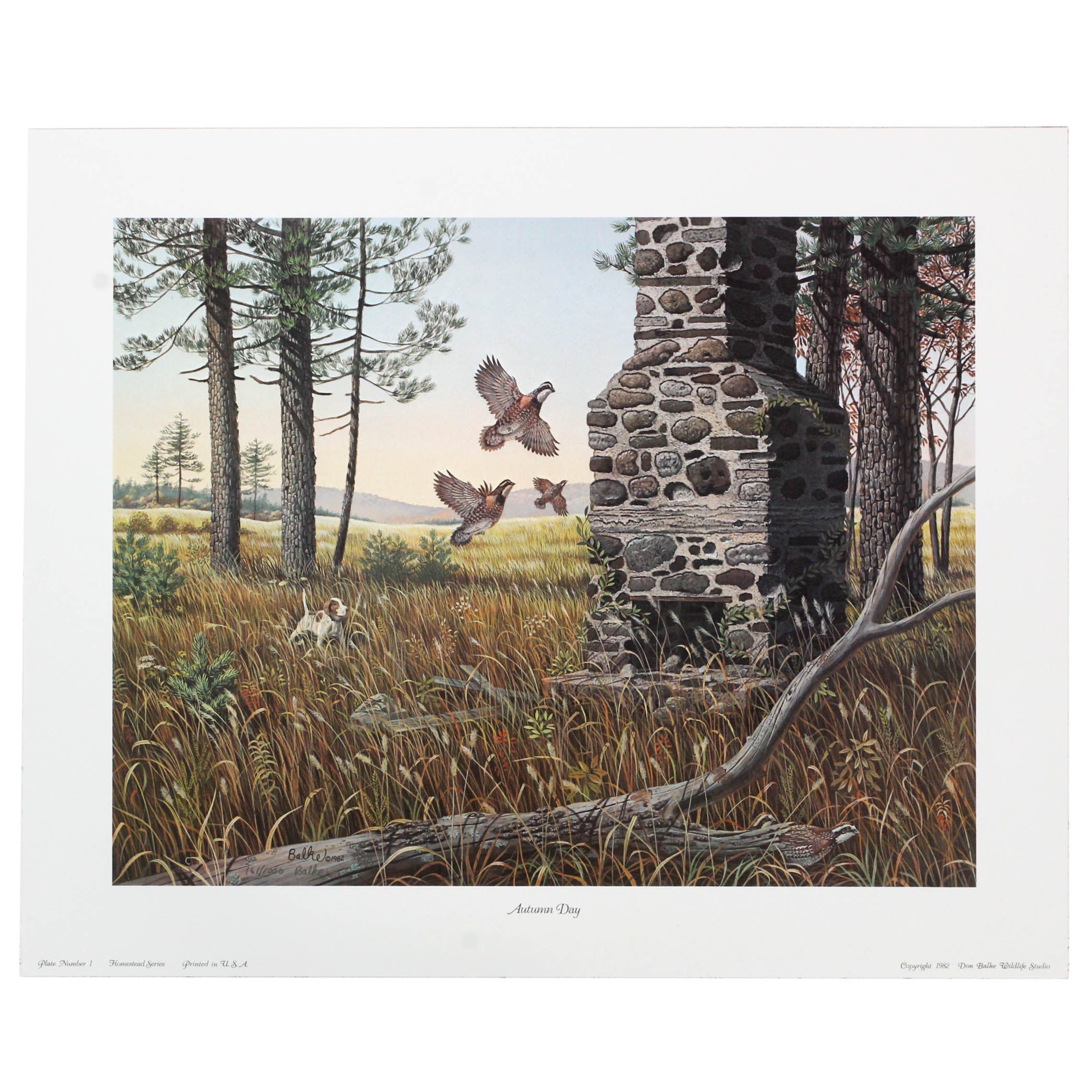 Don Balke Limited Edition Print "Autumn Day"