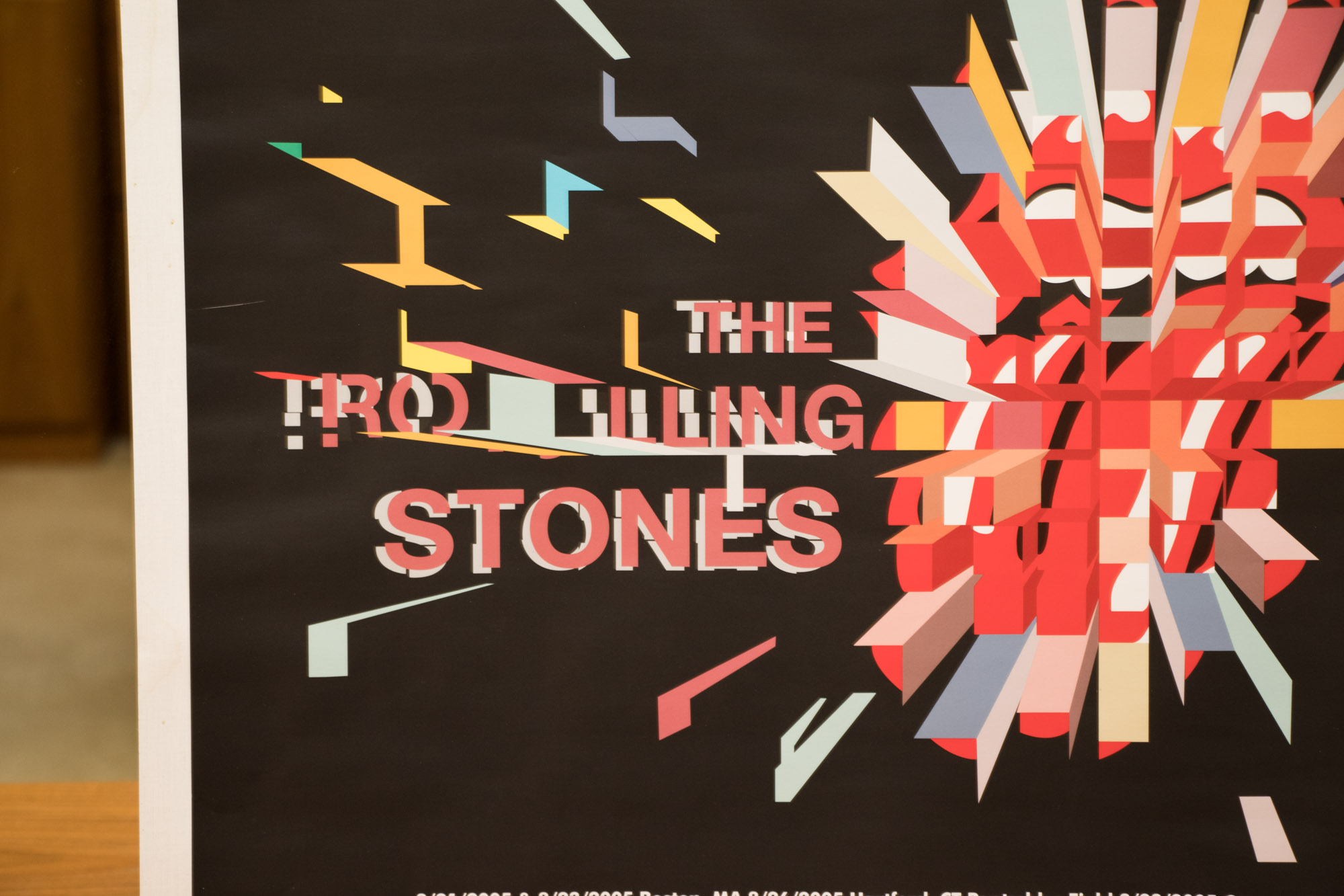 Rolling Stones "A Bigger Bang" Tour Poster