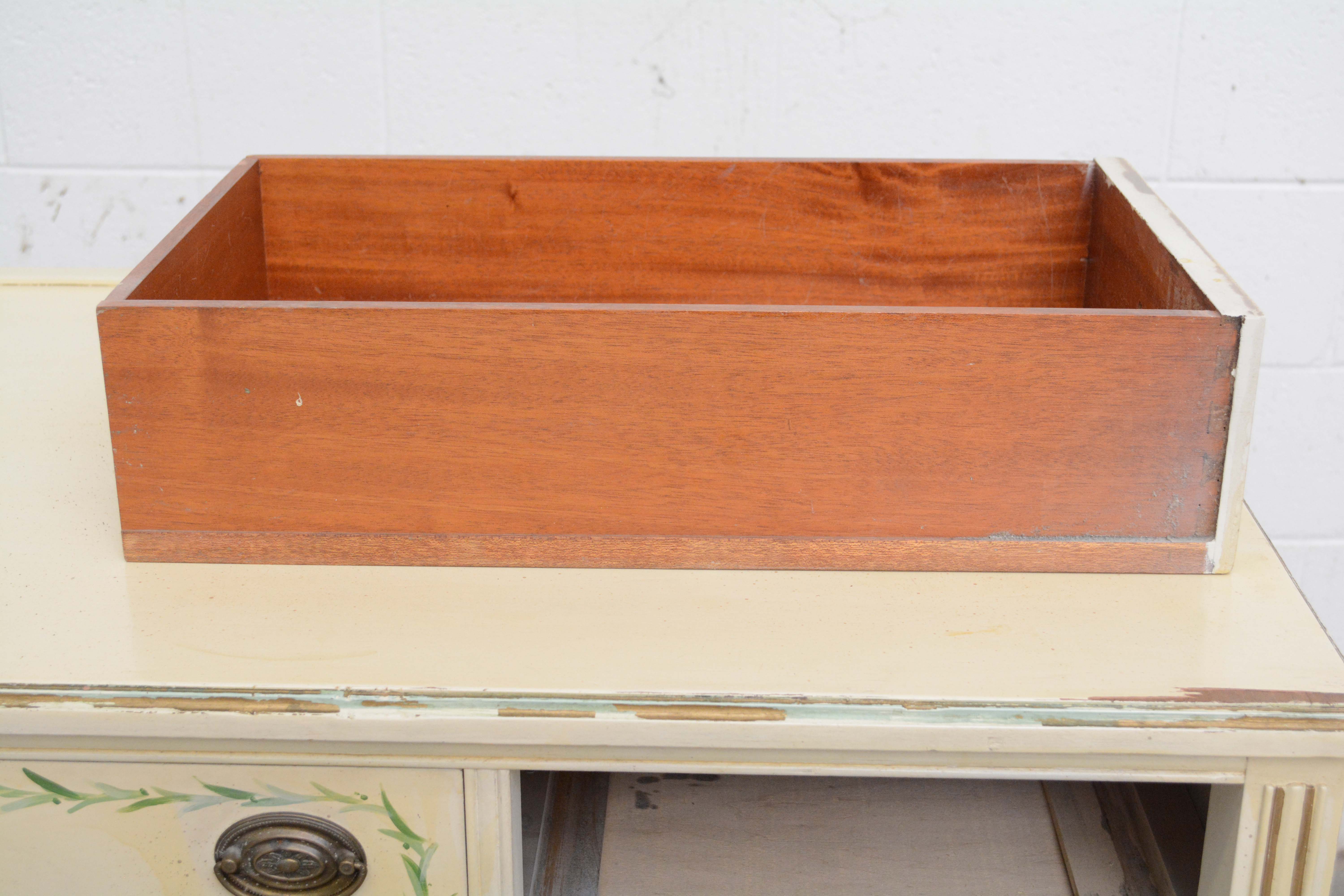 French Provincial Style Painted Wood Chest of Drawers, Early/Mid 20th Century