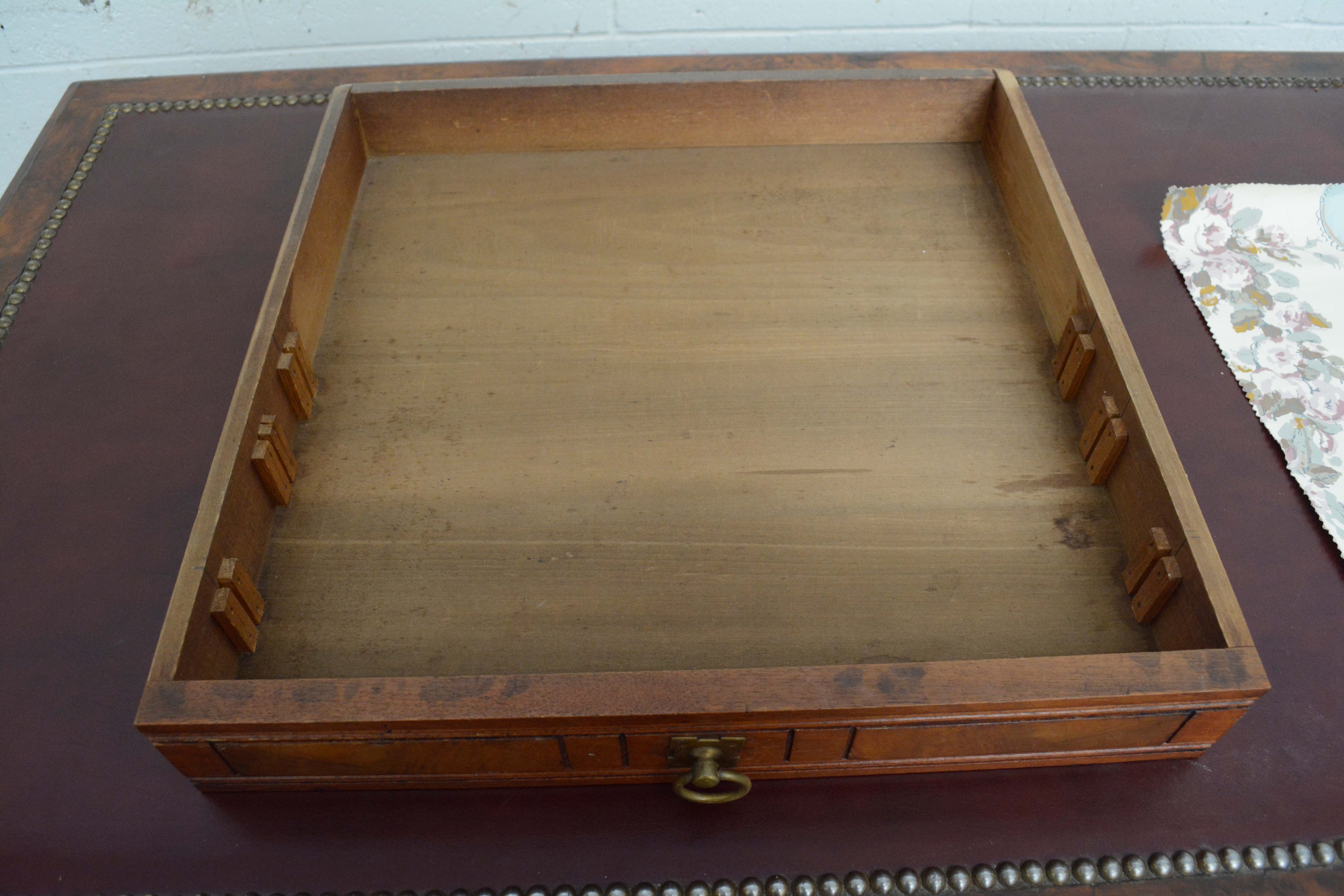 Victorian Walnut Kneehole Pedestal Desk, Late 19th Century