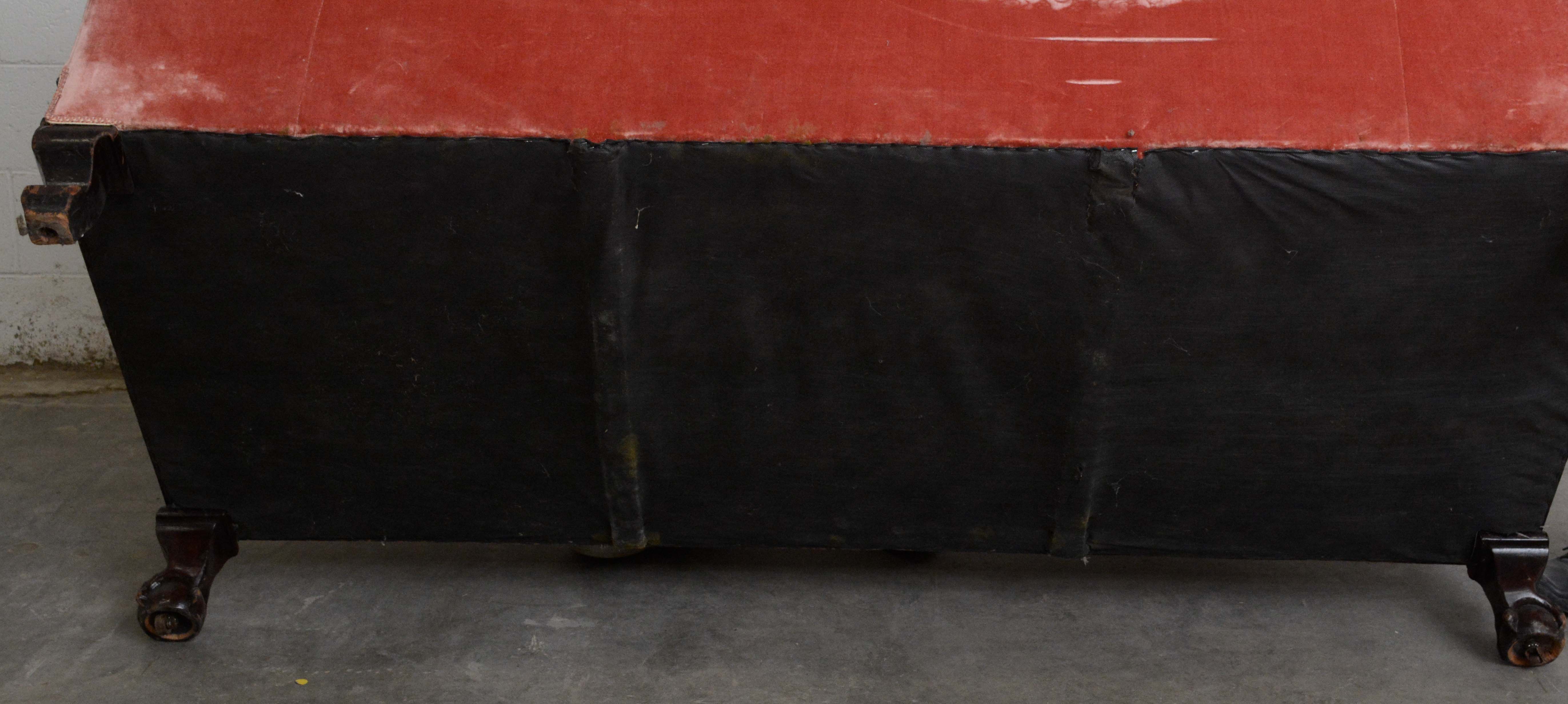 American Empire Style Mahogany Sofa, Early 20th Century