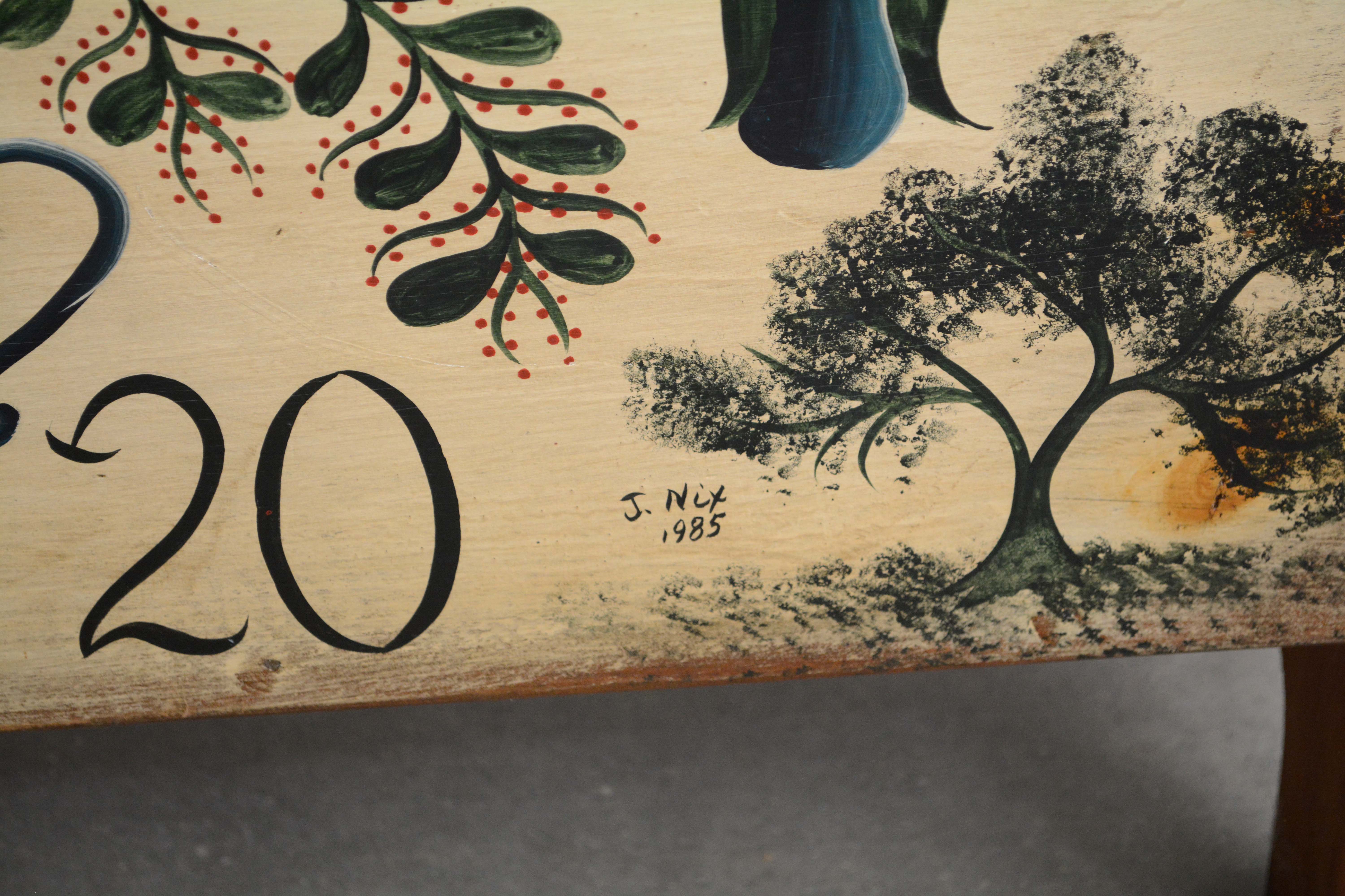 Painted Chest by Habersham Plantation, Late 20th Century