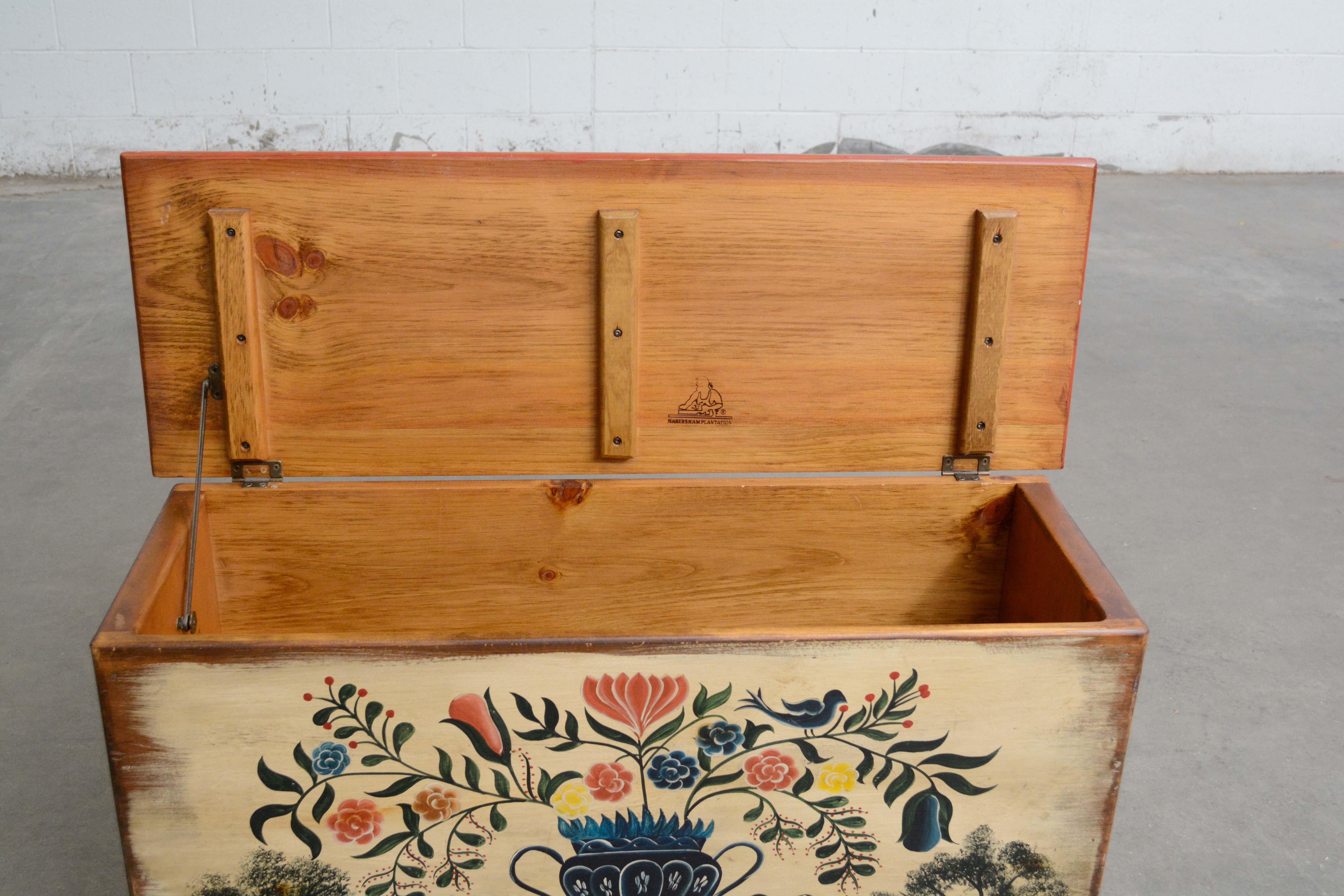 Painted Chest by Habersham Plantation, Late 20th Century