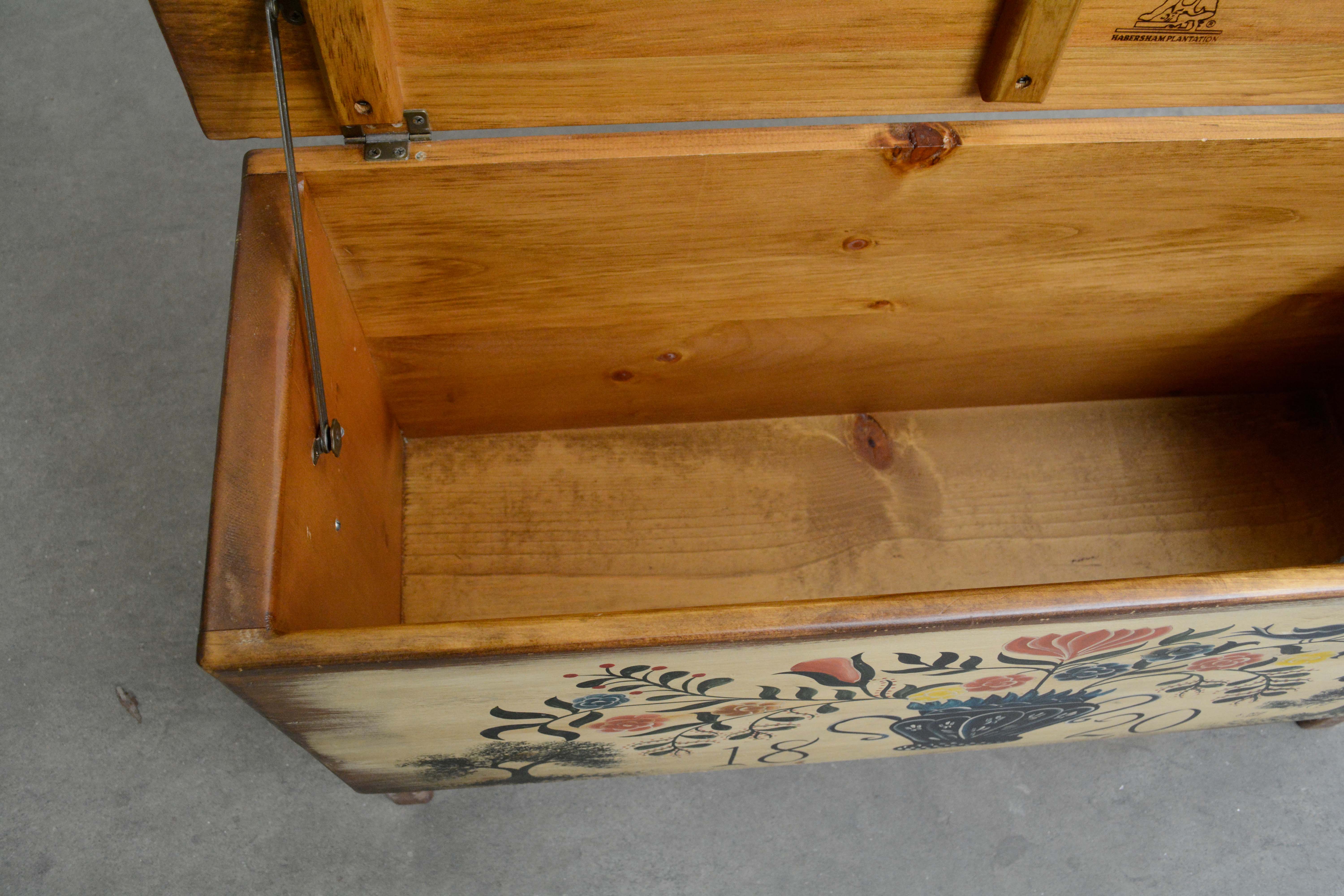 Painted Chest by Habersham Plantation, Late 20th Century