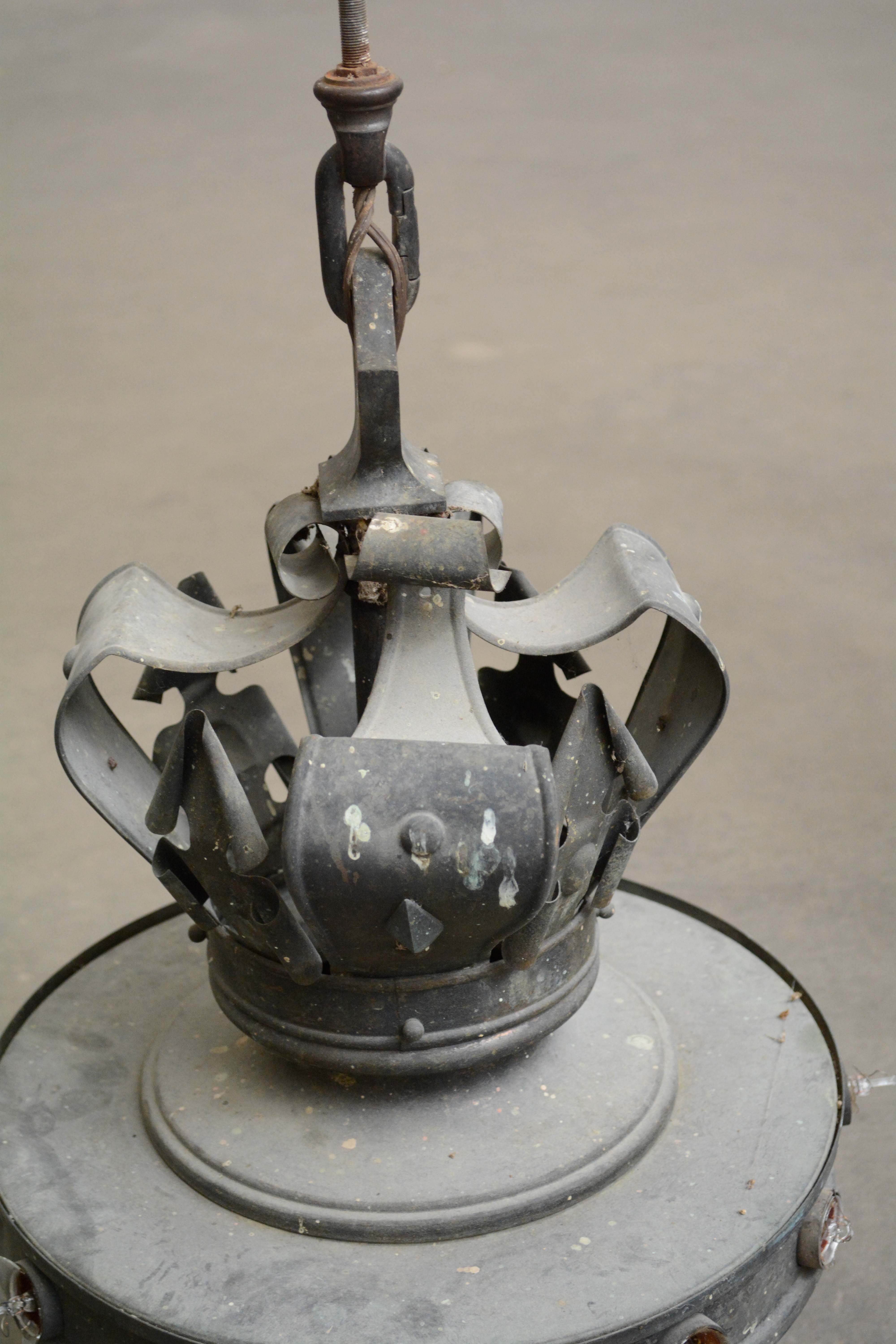 Gothic Style Forged Metal Chandelier