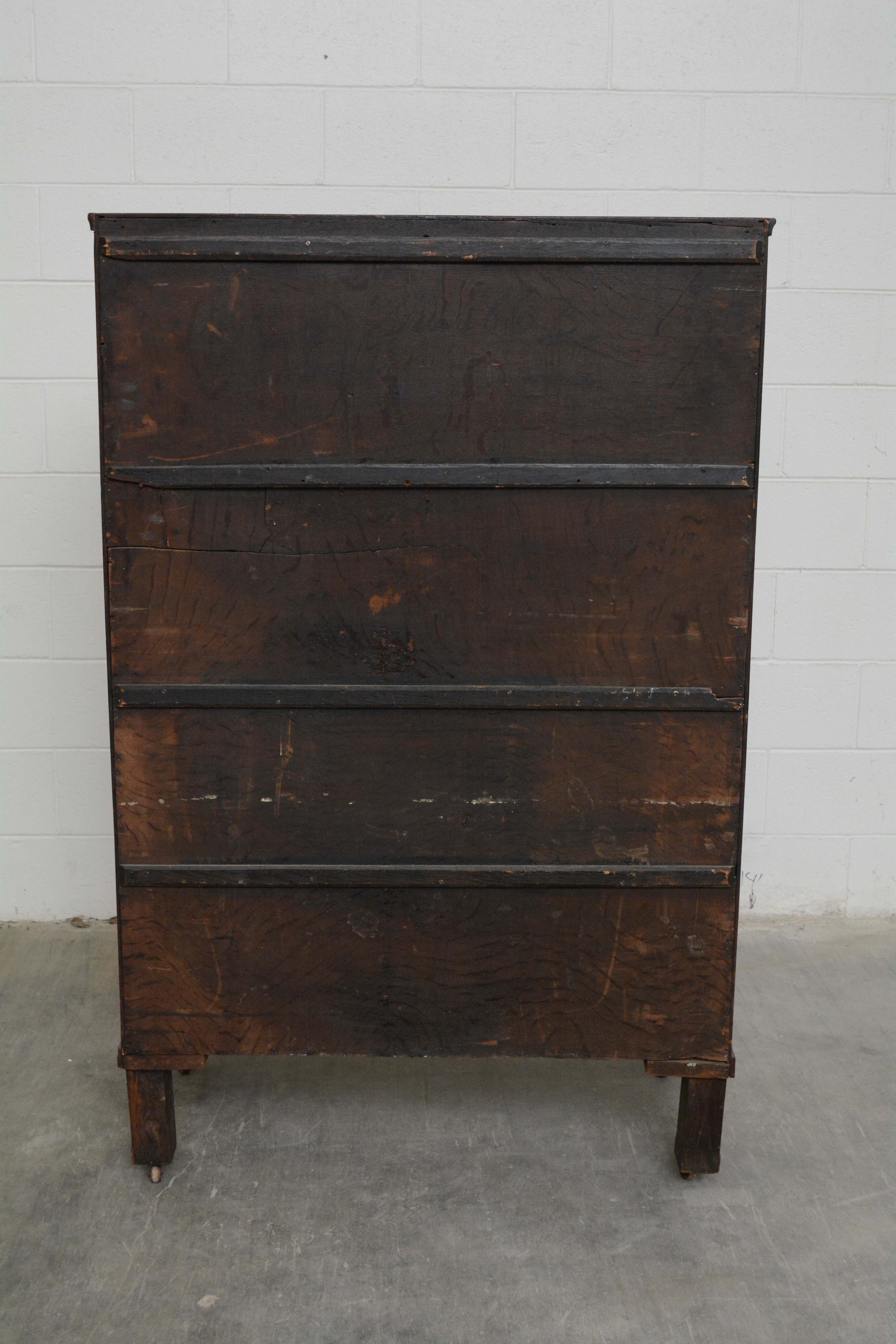 Dutch Walnut and Marquetry Chest of Drawers, Mid 19th Century