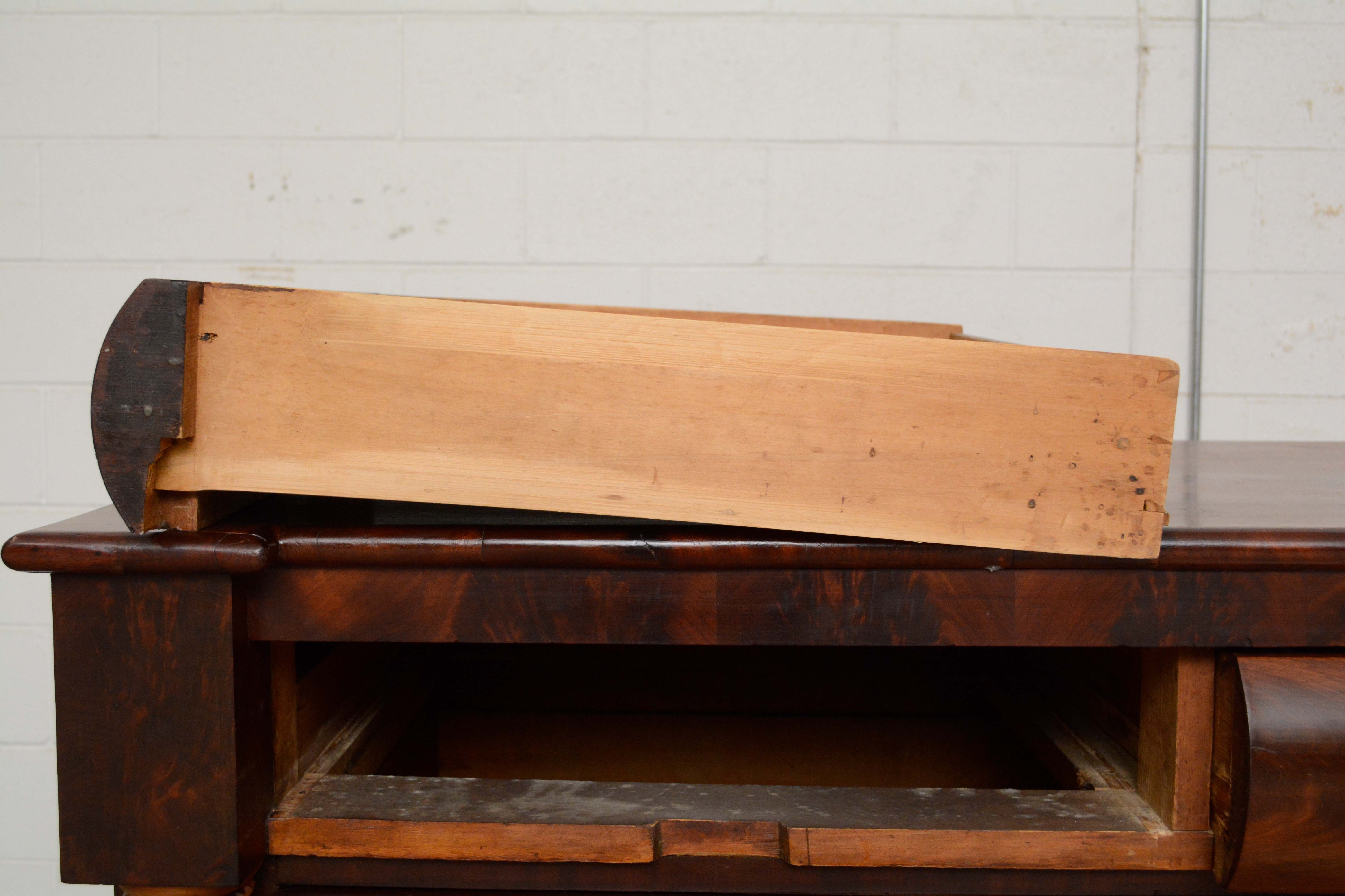 Classical Flame Mahogany Jackson Press, Circa 1830