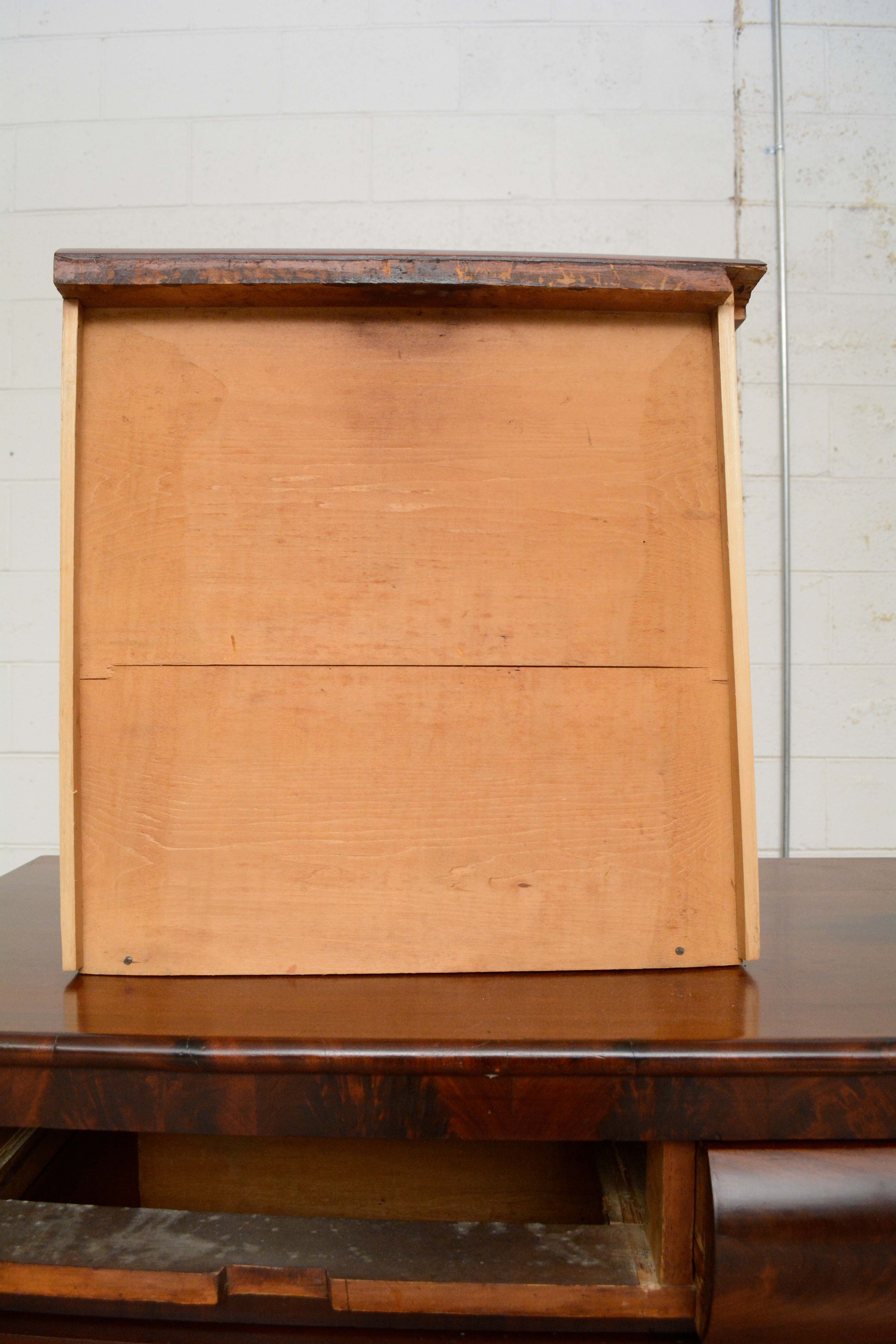 Classical Flame Mahogany Jackson Press, Circa 1830