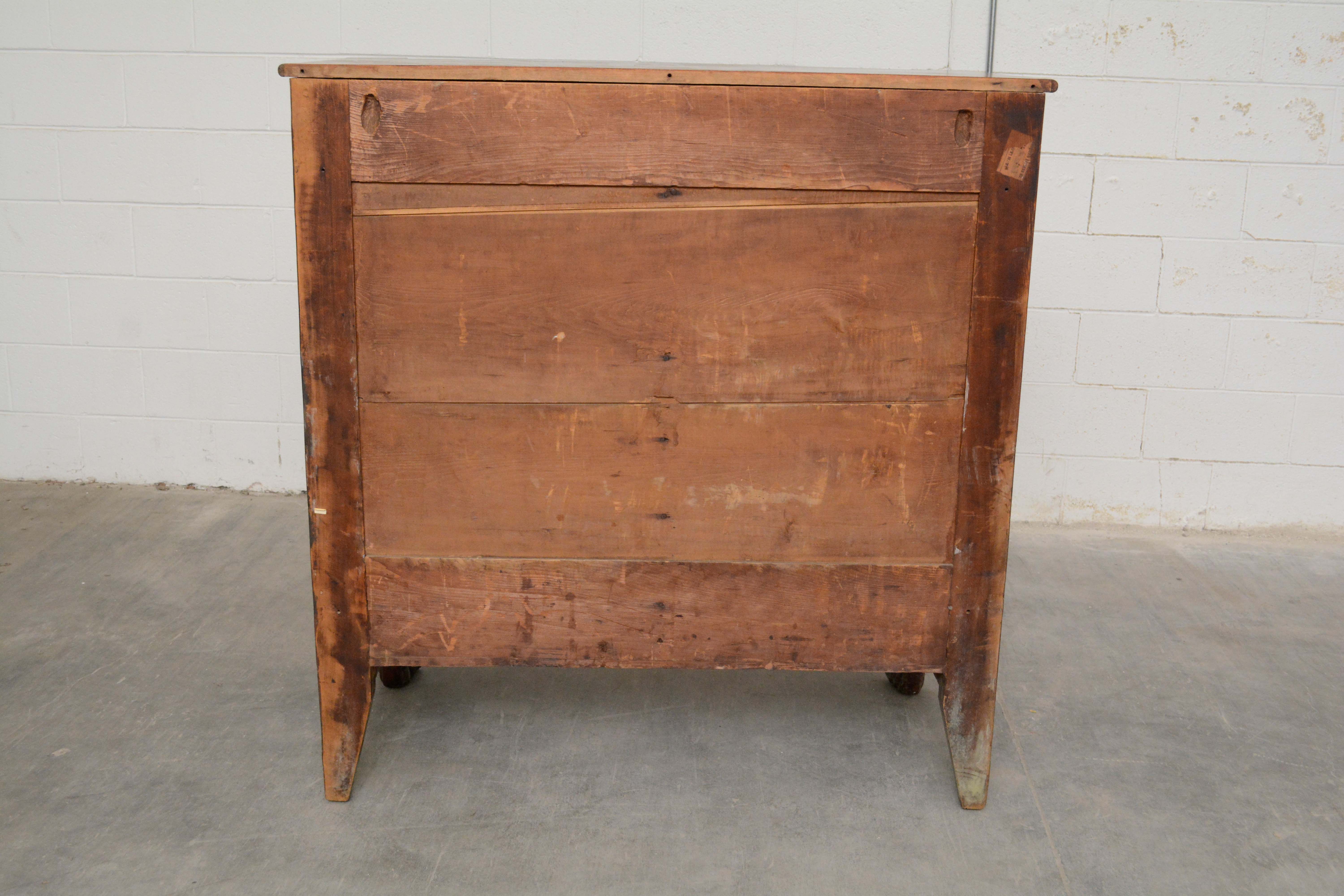 Classical Flame Mahogany Jackson Press, Circa 1830