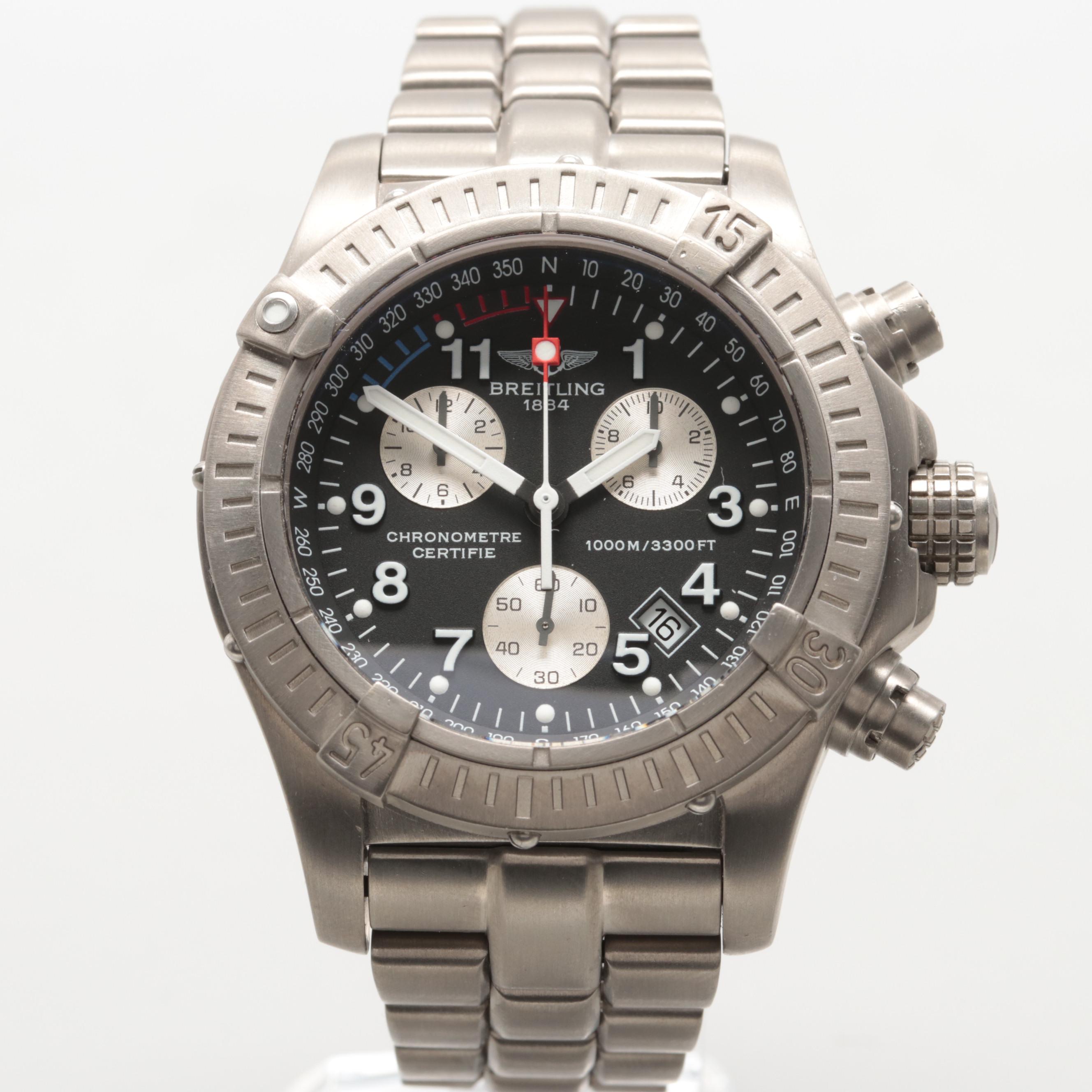 Breitling Chrono Avenger M1 Titanium Quartz Watch