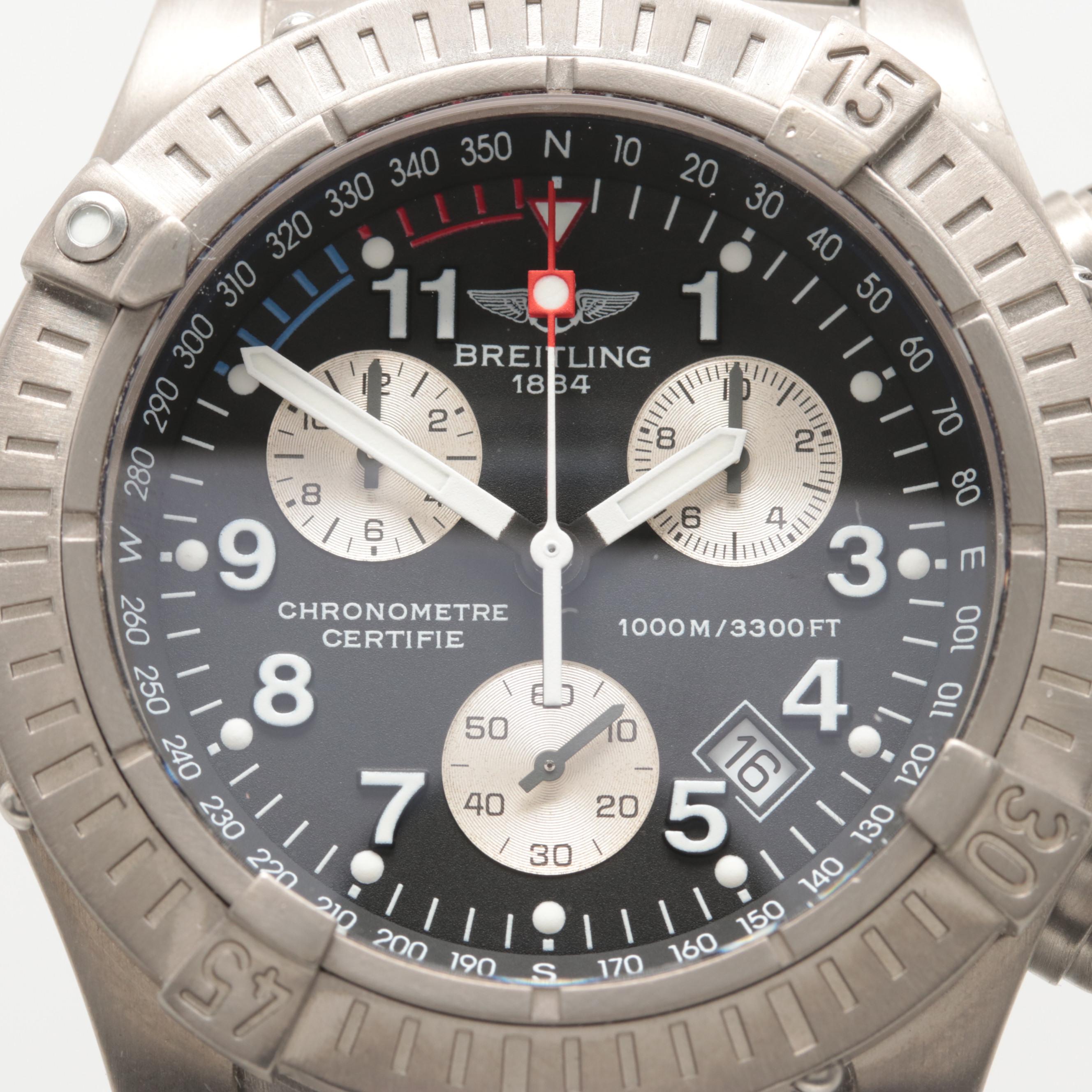 Breitling Chrono Avenger M1 Titanium Quartz Watch