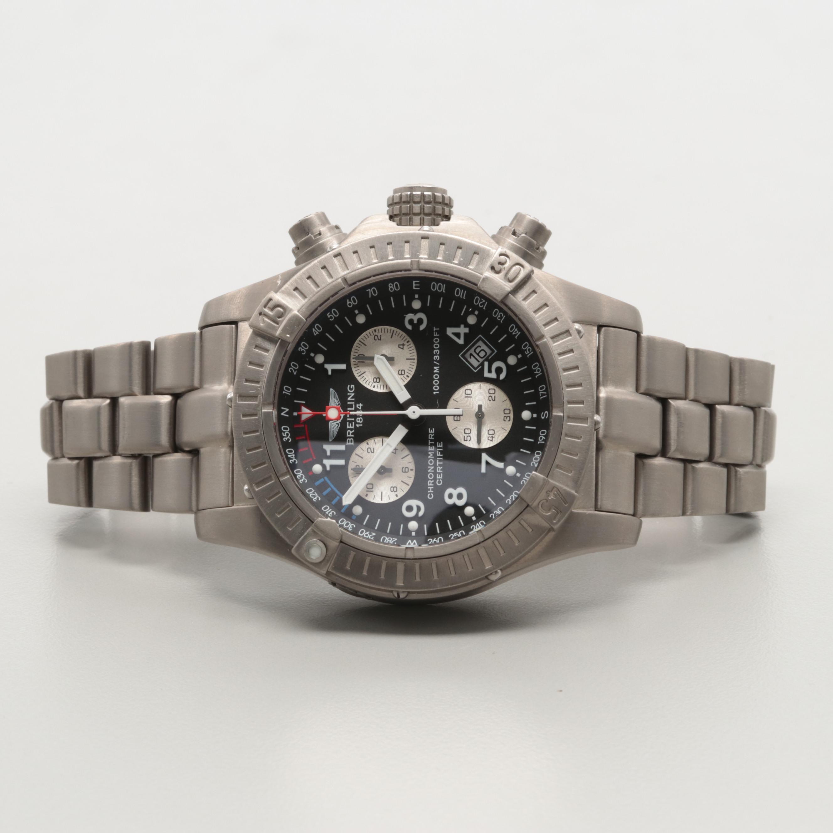 Breitling Chrono Avenger M1 Titanium Quartz Watch