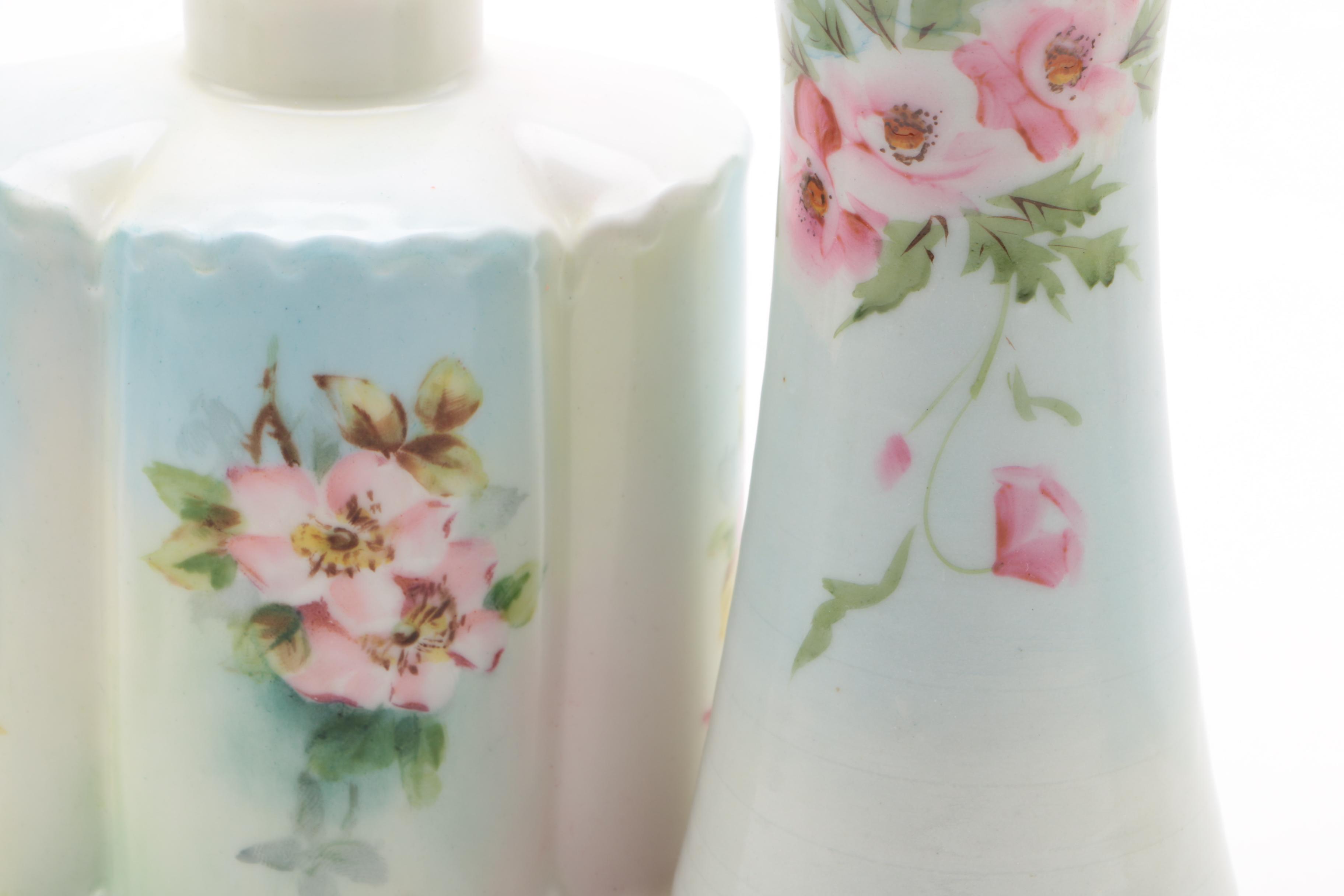 Porcelain Vanity Accessories including MZ Austria